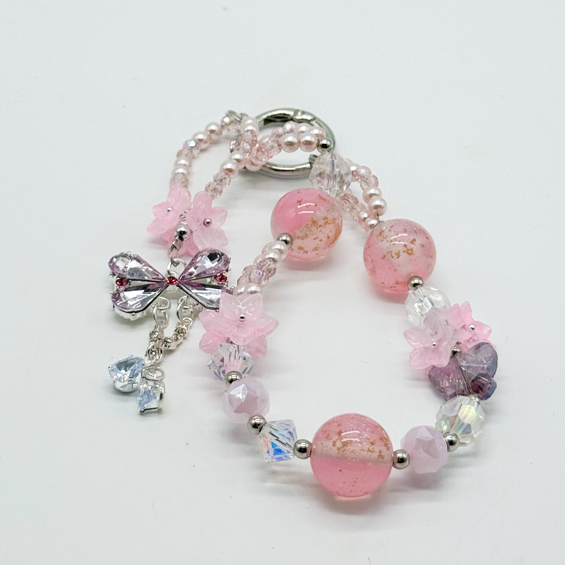 Coquette Crystal Phone Chain-340 Other Accessories-Heathered Boho-Heathered Boho Boutique, Women's Fashion and Accessories in Palmetto, FL