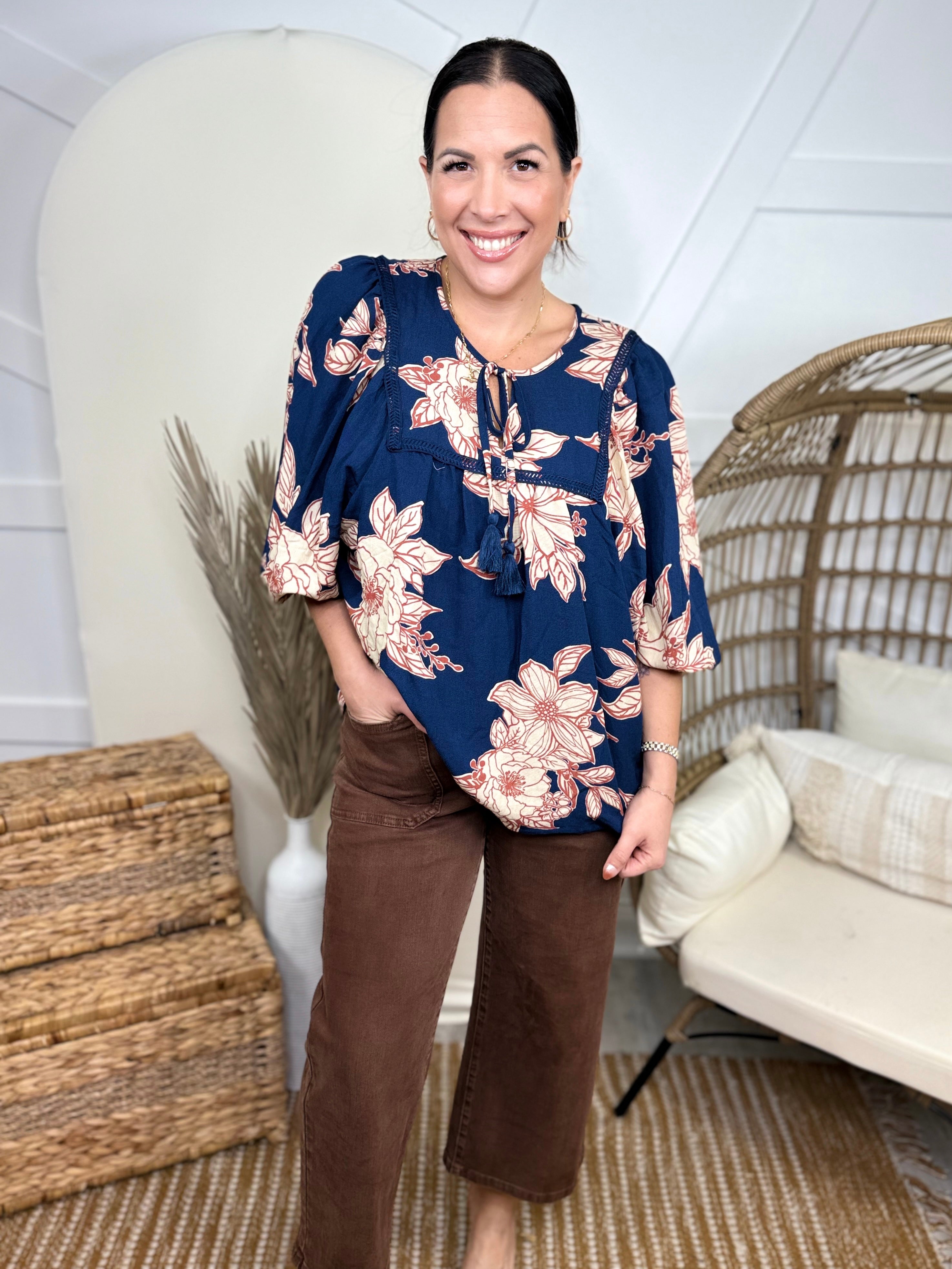 Beautifully Stated Top-120 Long Sleeve Tops-EASEL-Heathered Boho Boutique, Women's Fashion and Accessories in Palmetto, FL