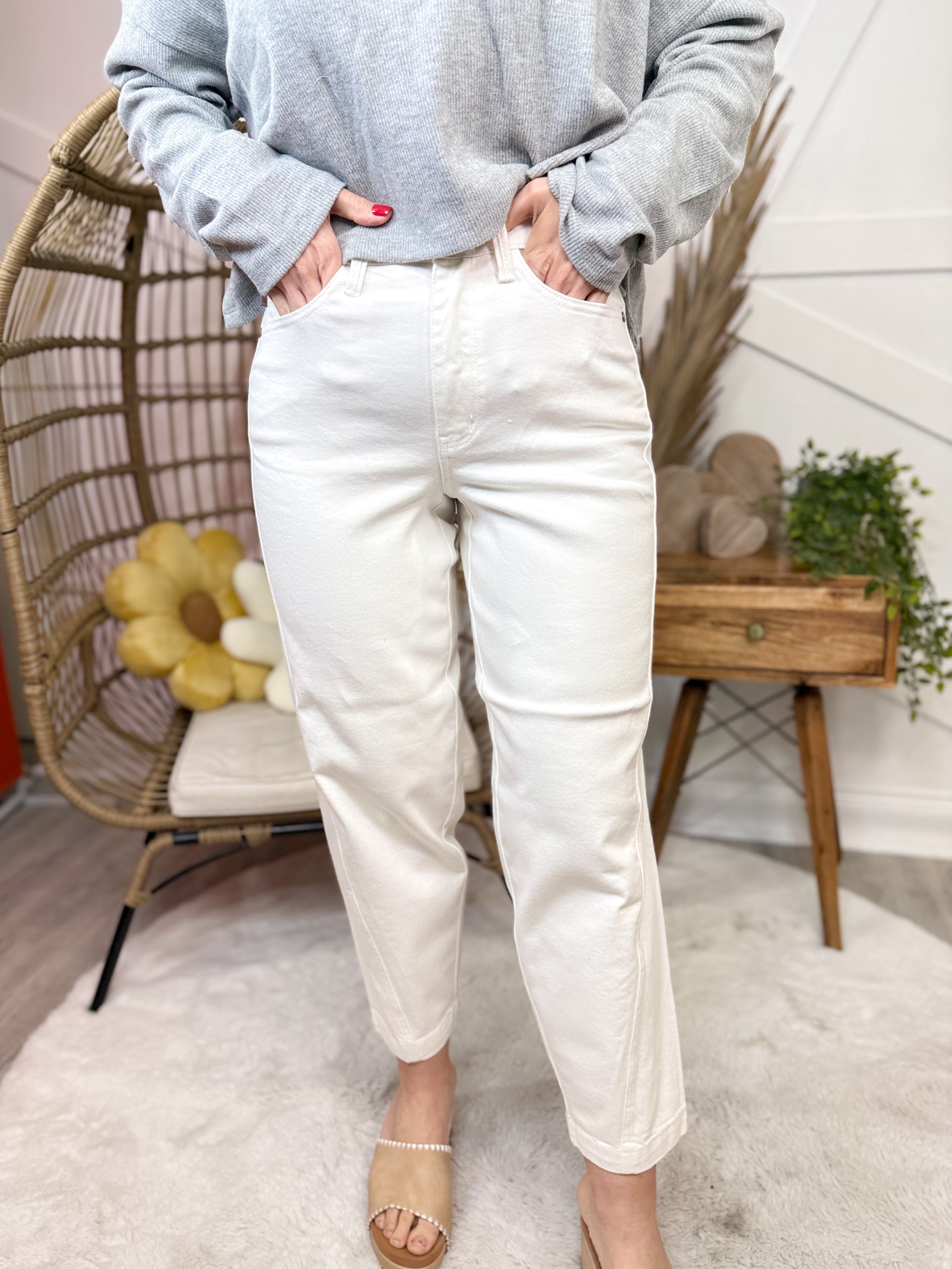 Bright Side Barrel by Judy Blue-190 JEANS-Judy Blue-Heathered Boho Boutique, Women's Fashion and Accessories in Palmetto, FL