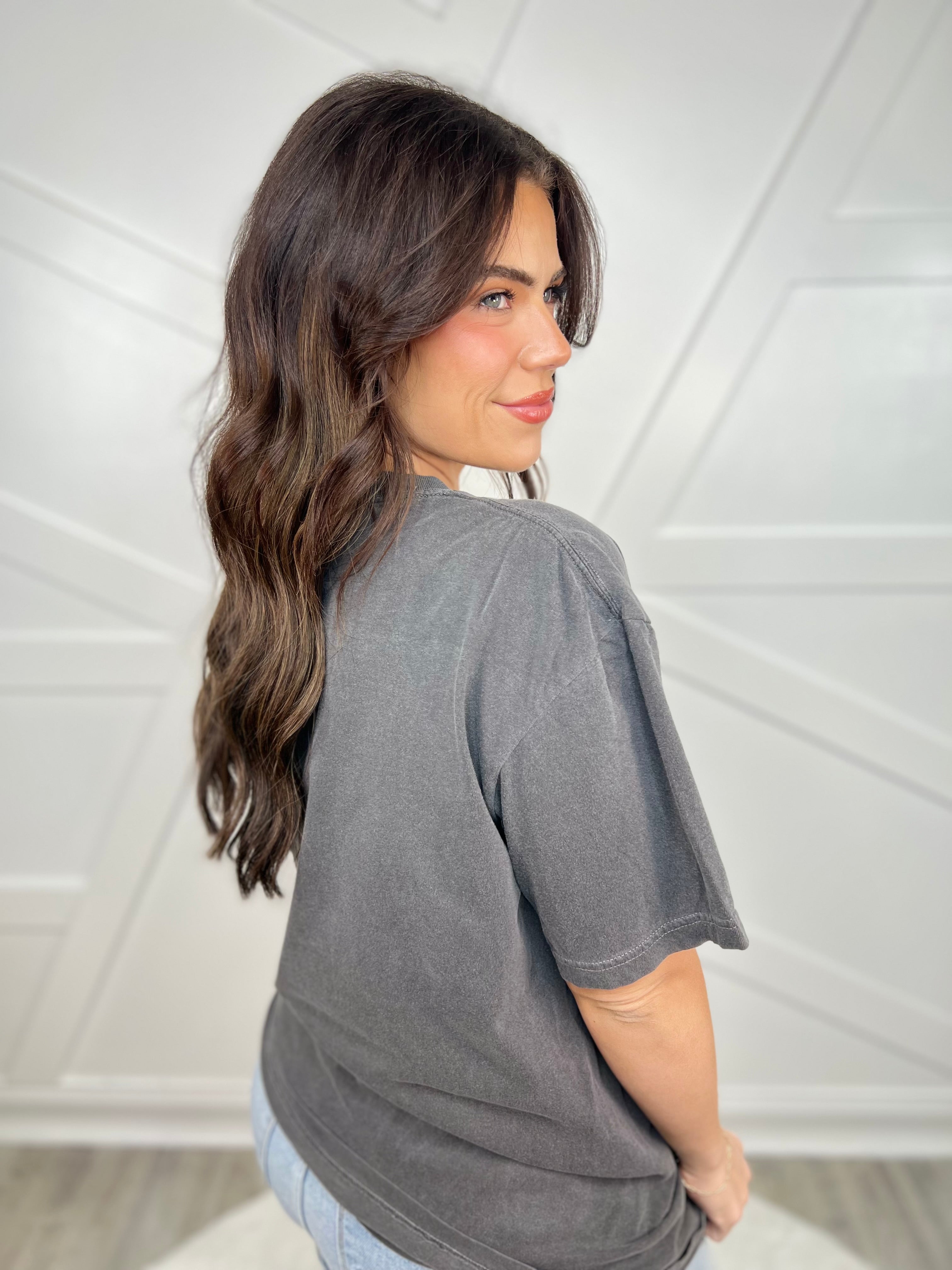 I May Be Wrong Graphic Tee-130 Graphic Tees-Heathered Boho-Heathered Boho Boutique, Women's Fashion and Accessories in Palmetto, FL