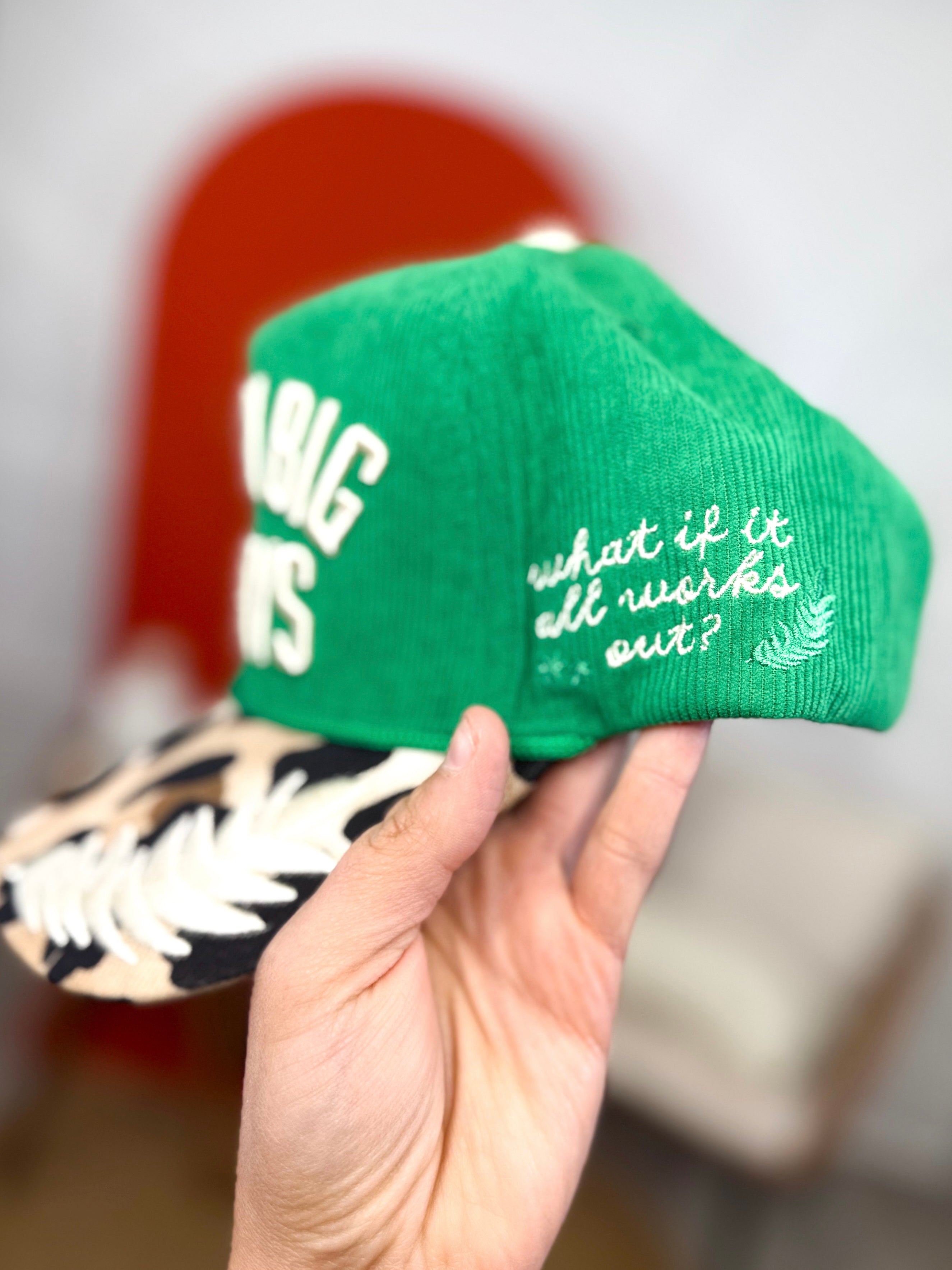 Dream Big Always Hat-330 Headwear-Poppy & Pine-Heathered Boho Boutique, Women's Fashion and Accessories in Palmetto, FL