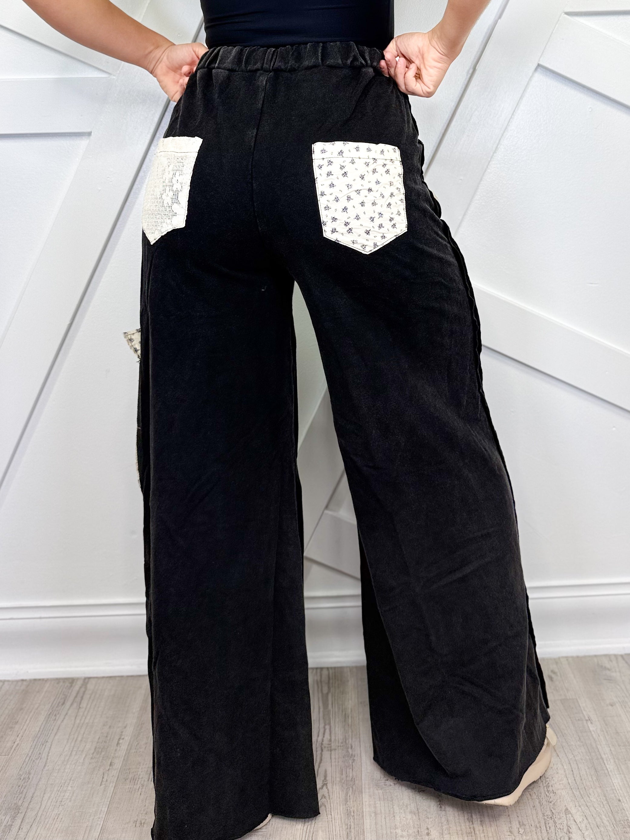 Restock: Stars in Her Eyes Pants-150 PANTS-POL-Heathered Boho Boutique, Women's Fashion and Accessories in Palmetto, FL