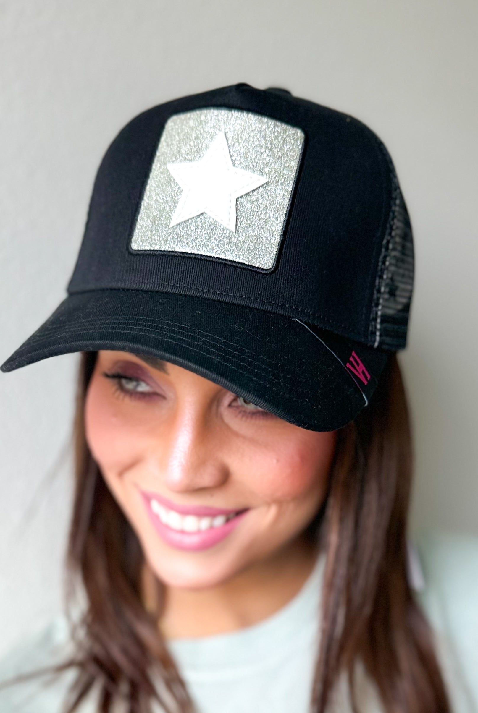 RESTOCK: Glare Hat - Black Multi-330 HEADWEAR-Vintage Havana-Heathered Boho Boutique, Women's Fashion and Accessories in Palmetto, FL