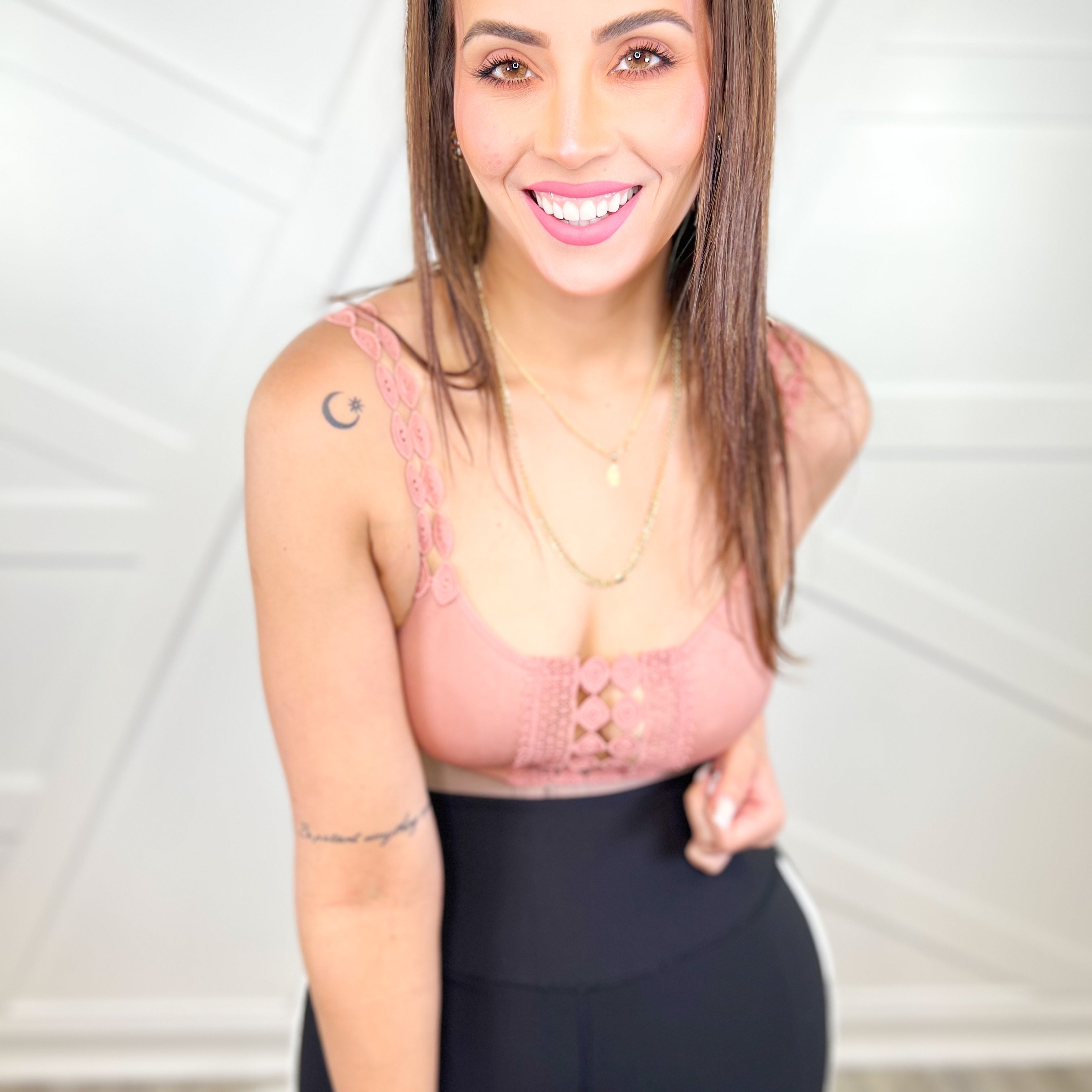 Restock: Feminine Lace Bralette-140 Body Suits/ Intimates-Leto-Heathered Boho Boutique, Women's Fashion and Accessories in Palmetto, FL