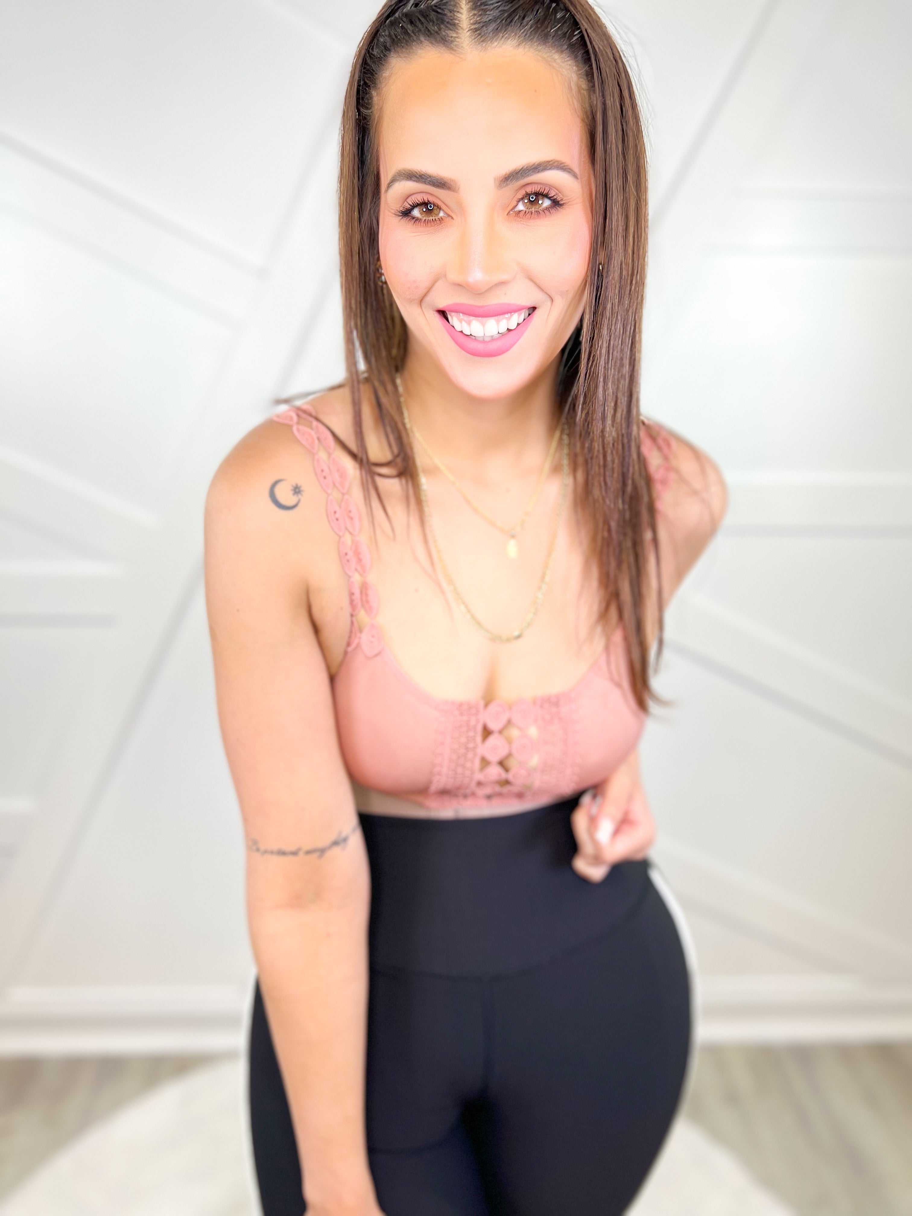 Restock: Feminine Lace Bralette-140 Body Suits/ Intimates-Leto-Heathered Boho Boutique, Women's Fashion and Accessories in Palmetto, FL