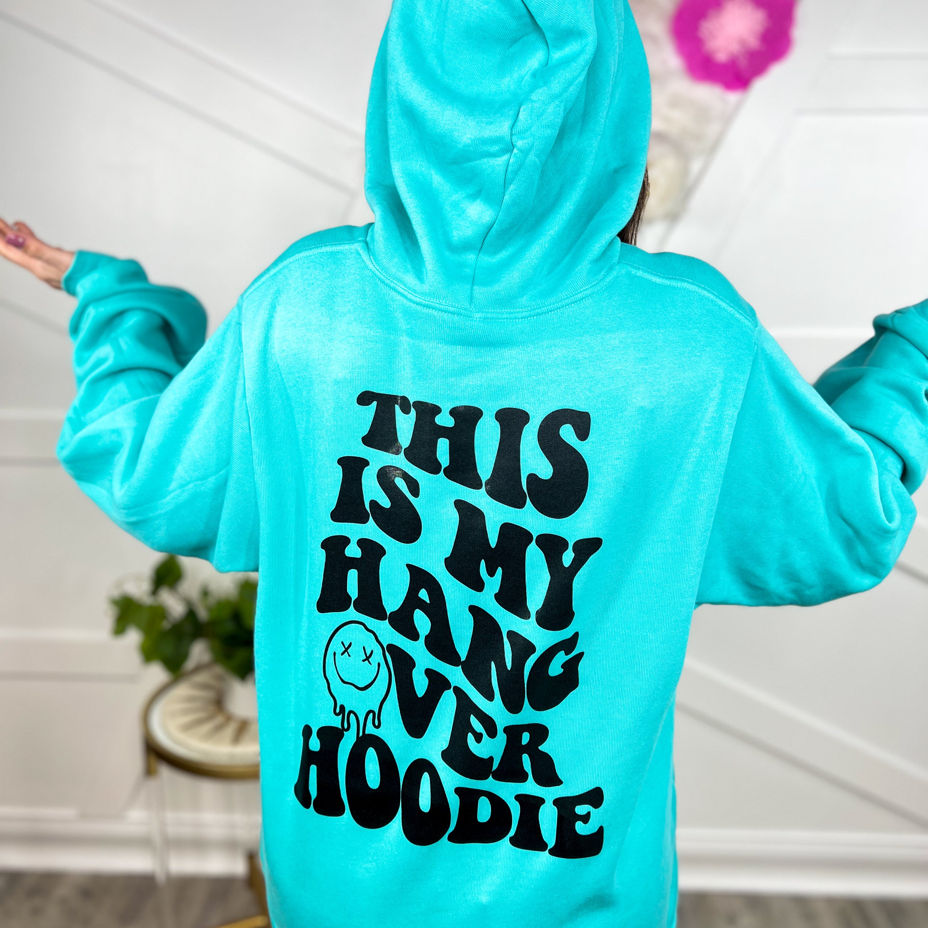 Hangover Graphic Hoodie-210 Hoodies-Heathered Boho-Heathered Boho Boutique, Women's Fashion and Accessories in Palmetto, FL