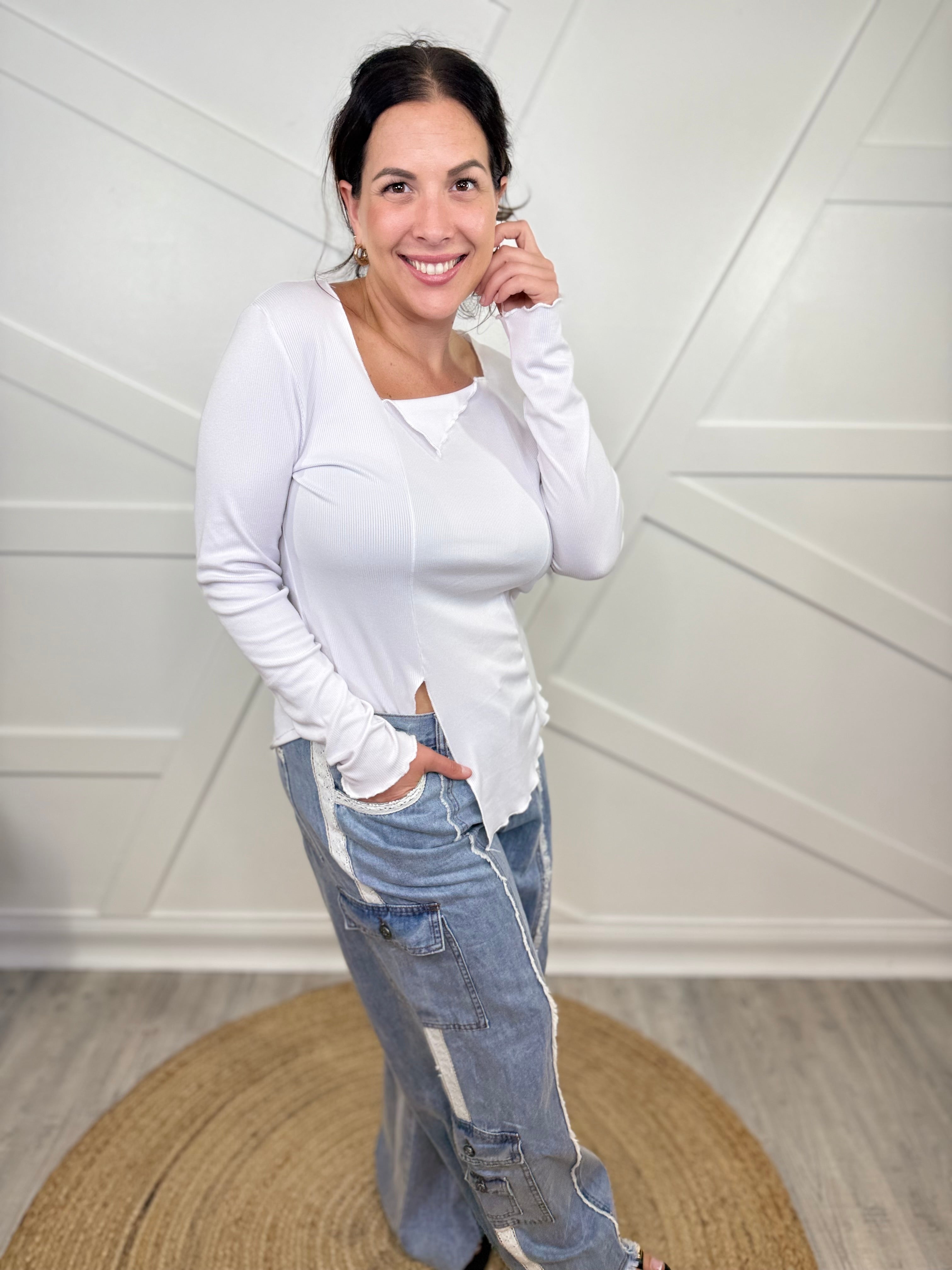 Restock: Down to the Details Pants-150 PANTS-POL-Heathered Boho Boutique, Women's Fashion and Accessories in Palmetto, FL