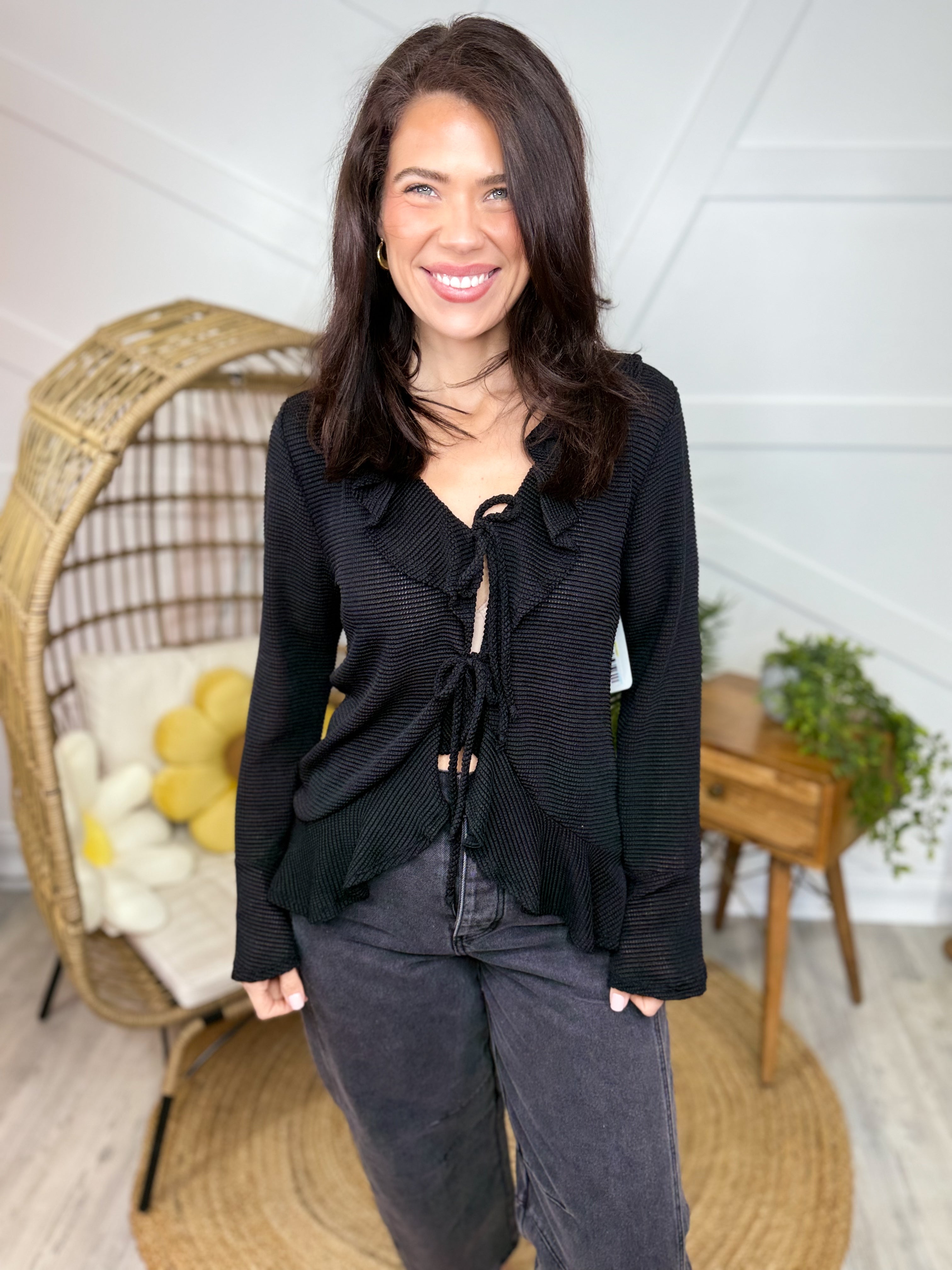 Glow Up Cardigan-220 CARDIGANS KIMONOS-Vocal-Heathered Boho Boutique, Women's Fashion and Accessories in Palmetto, FL