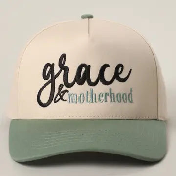 Grace & Motherhood Trucker Hat-330 Headwear-Fashion City-Heathered Boho Boutique, Women's Fashion and Accessories in Palmetto, FL