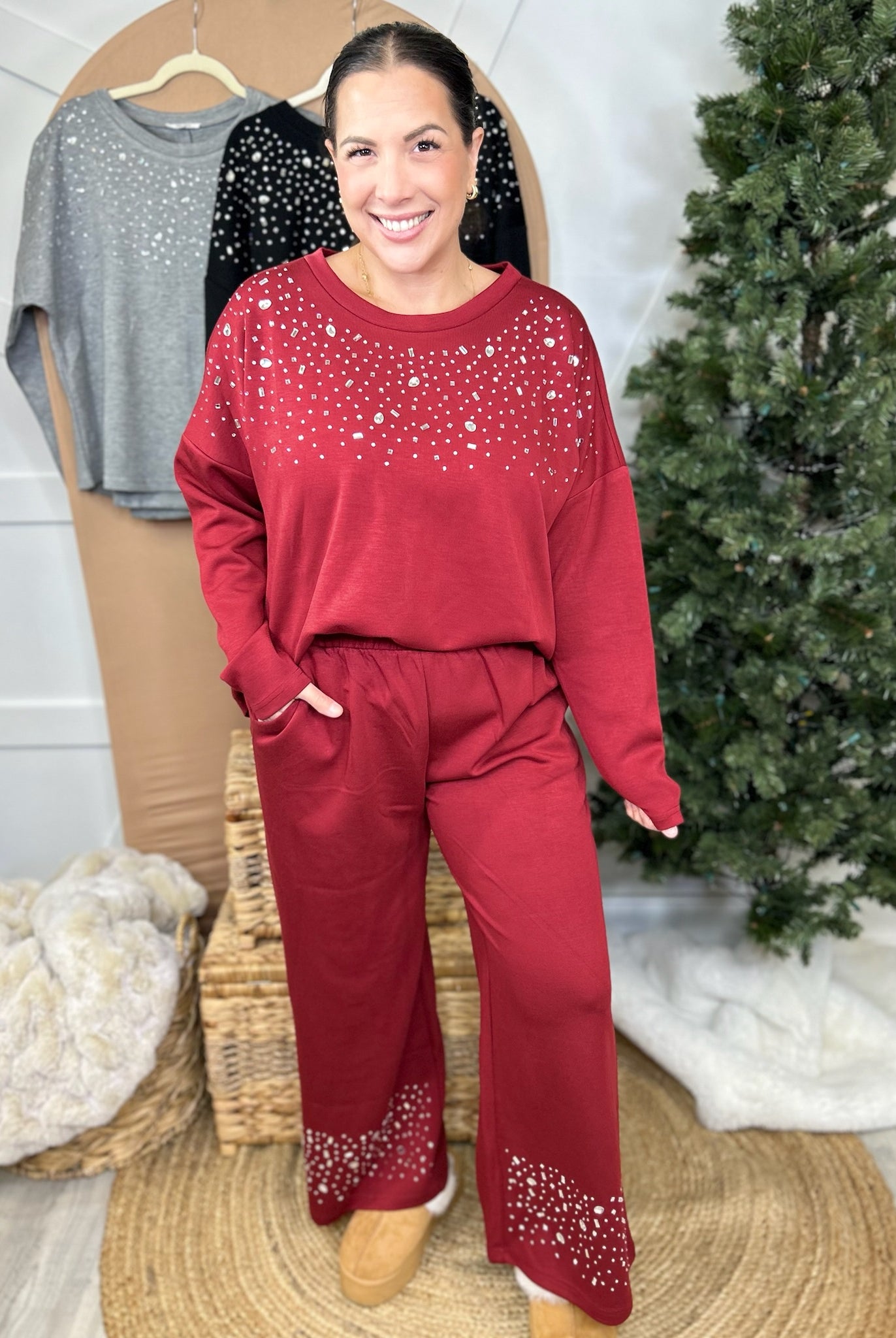 New Standards Set-240 Activewear/Sets-SPIN USA-Heathered Boho Boutique, Women's Fashion and Accessories in Palmetto, FL