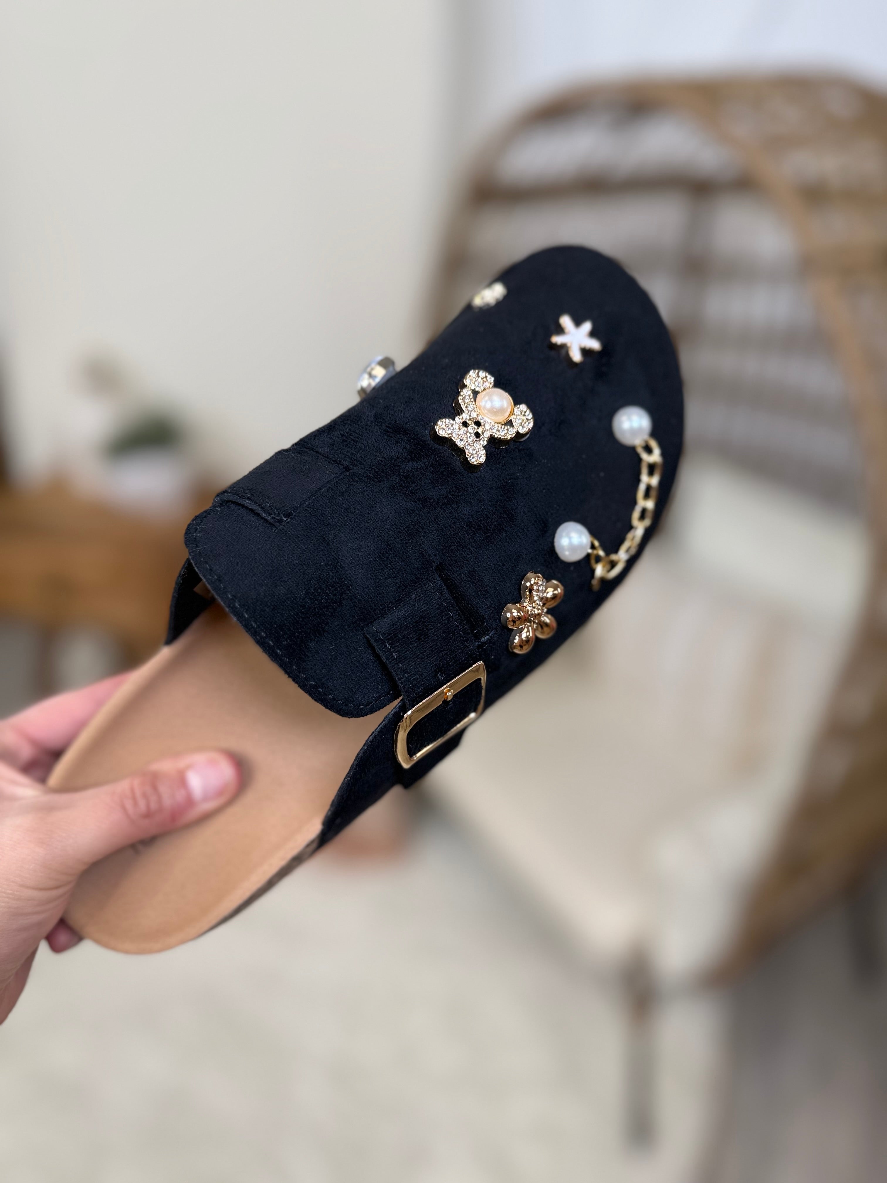 Grayson Clogs - Black-350 SHOES-Top Guy-Heathered Boho Boutique, Women's Fashion and Accessories in Palmetto, FL