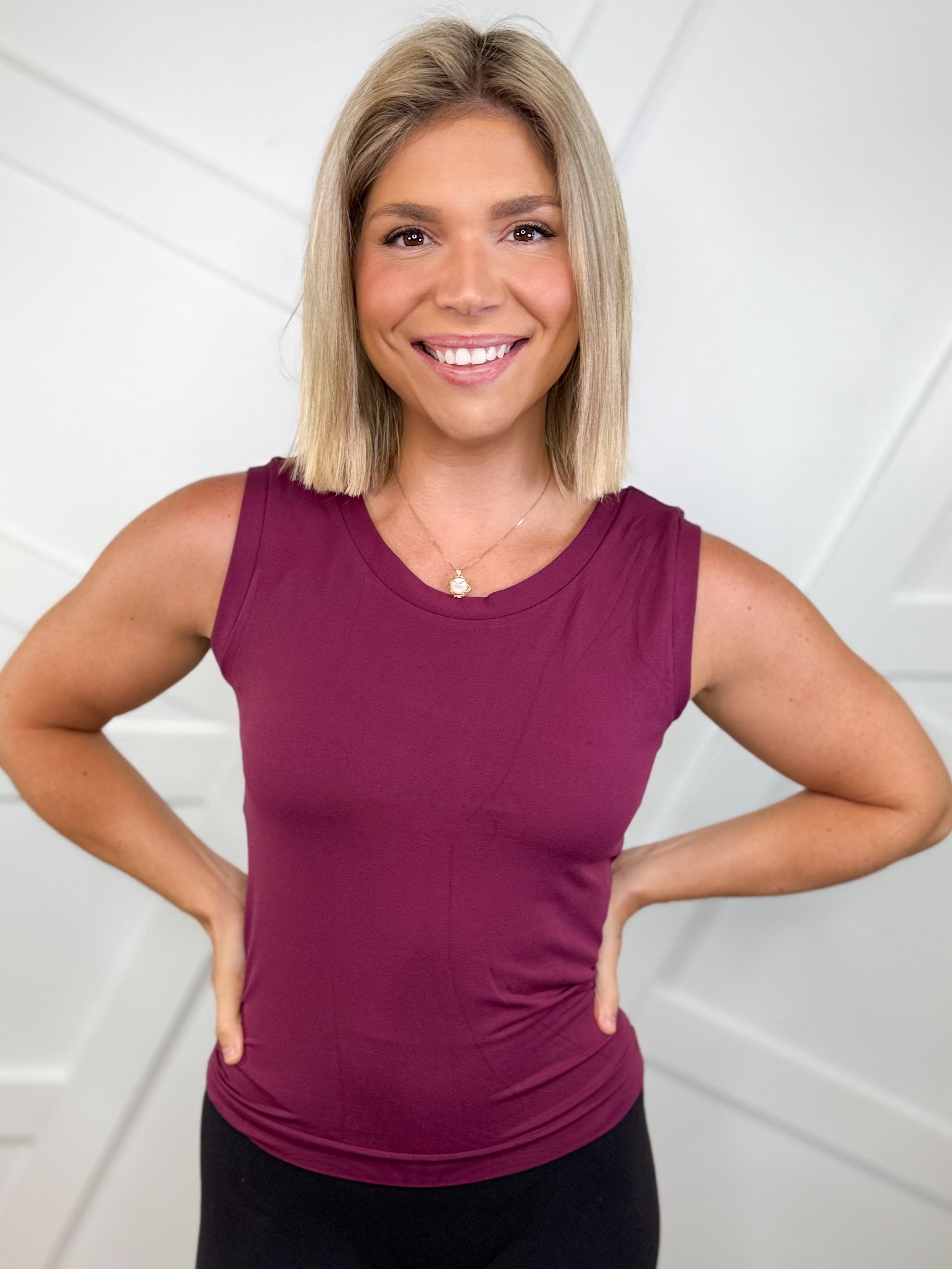 RESTOCK: Wind Down Tank Top-100 Tank/Crop Tops-YELETE-Heathered Boho Boutique, Women's Fashion and Accessories in Palmetto, FL