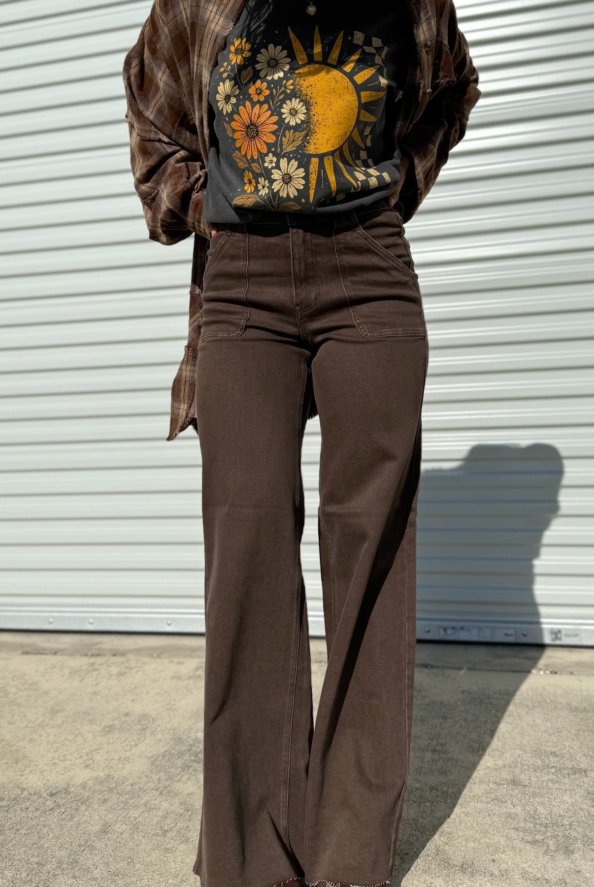 Favorite Adventure Wide Leg Jeans by Judy Blue-190 Jeans-Judy Blue-Heathered Boho Boutique, Women's Fashion and Accessories in Palmetto, FL