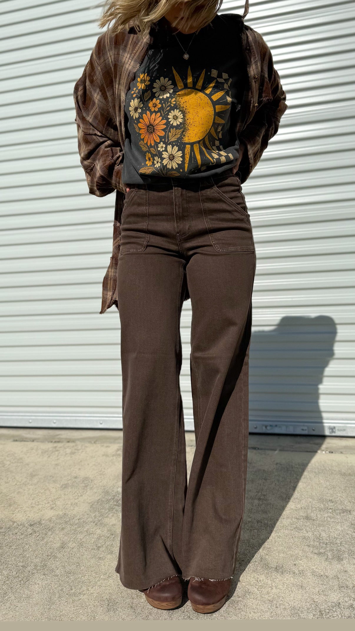 Favorite Adventure Wide Leg Jeans by Judy Blue-190 Jeans-Judy Blue-Heathered Boho Boutique, Women's Fashion and Accessories in Palmetto, FL