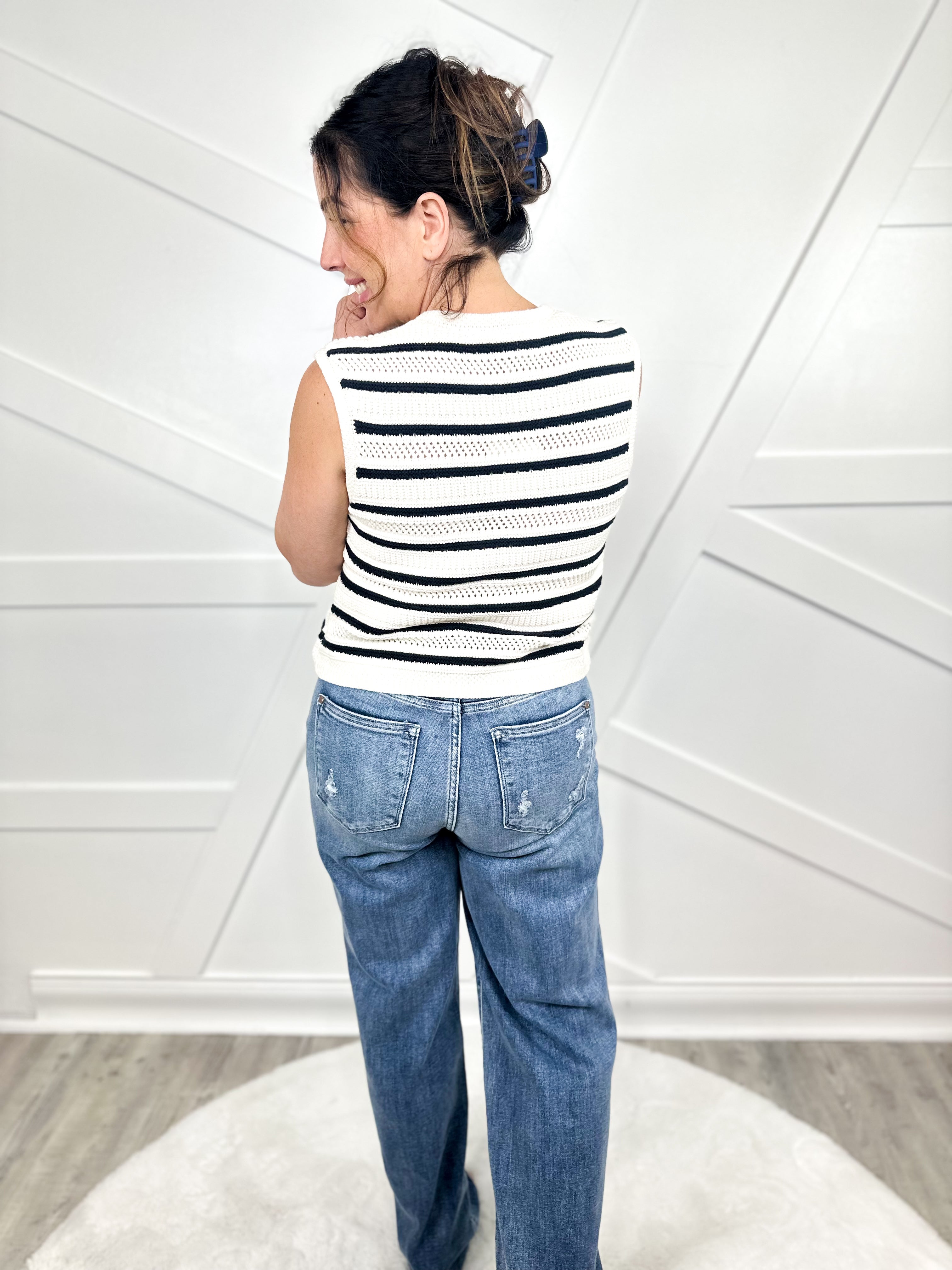 Clever and Bright Vest-220 Cardigans/ Kimonos-Davi & Dani-Heathered Boho Boutique, Women's Fashion and Accessories in Palmetto, FL