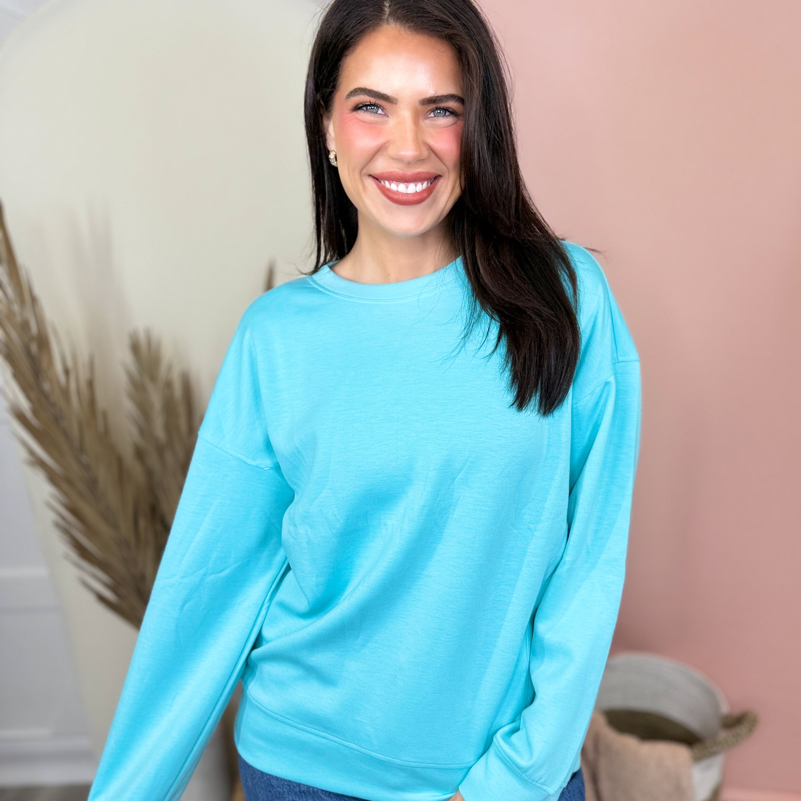 Gossip Sweatshirt-120 LONG SLEEVE TOPS-ZENANA-Heathered Boho Boutique, Women's Fashion and Accessories in Palmetto, FL