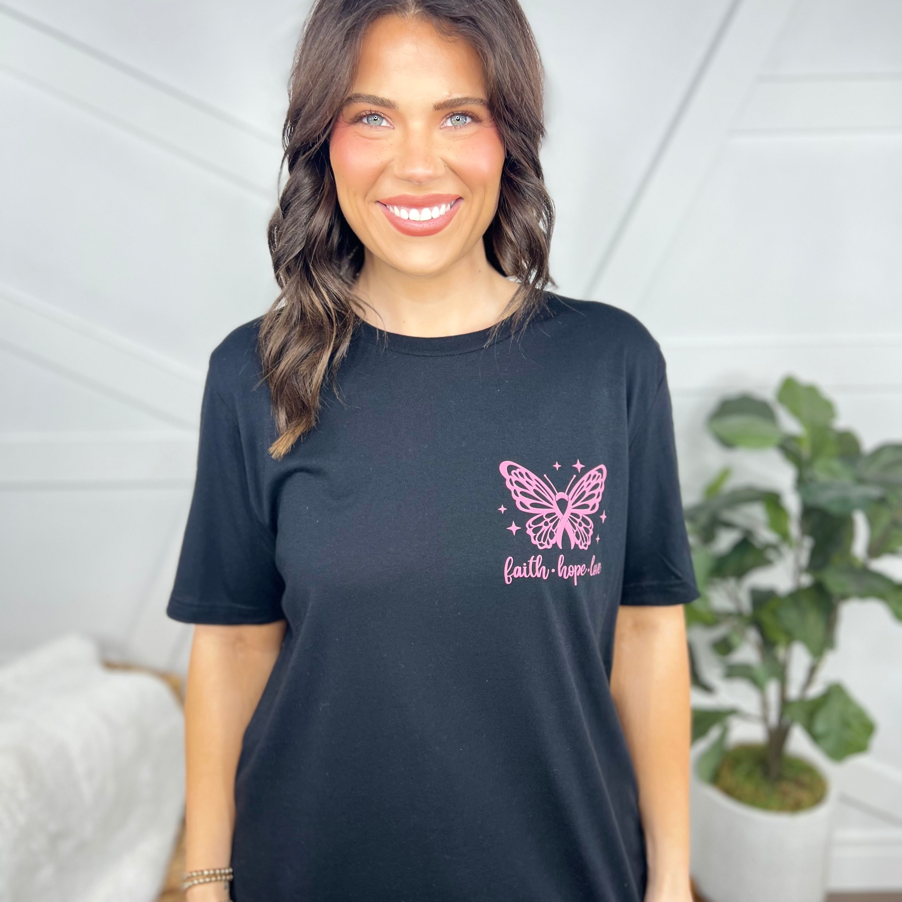 Cancer Warrior Era Graphic Tee-130 Graphic Tees-Heathered Boho-Heathered Boho Boutique, Women's Fashion and Accessories in Palmetto, FL