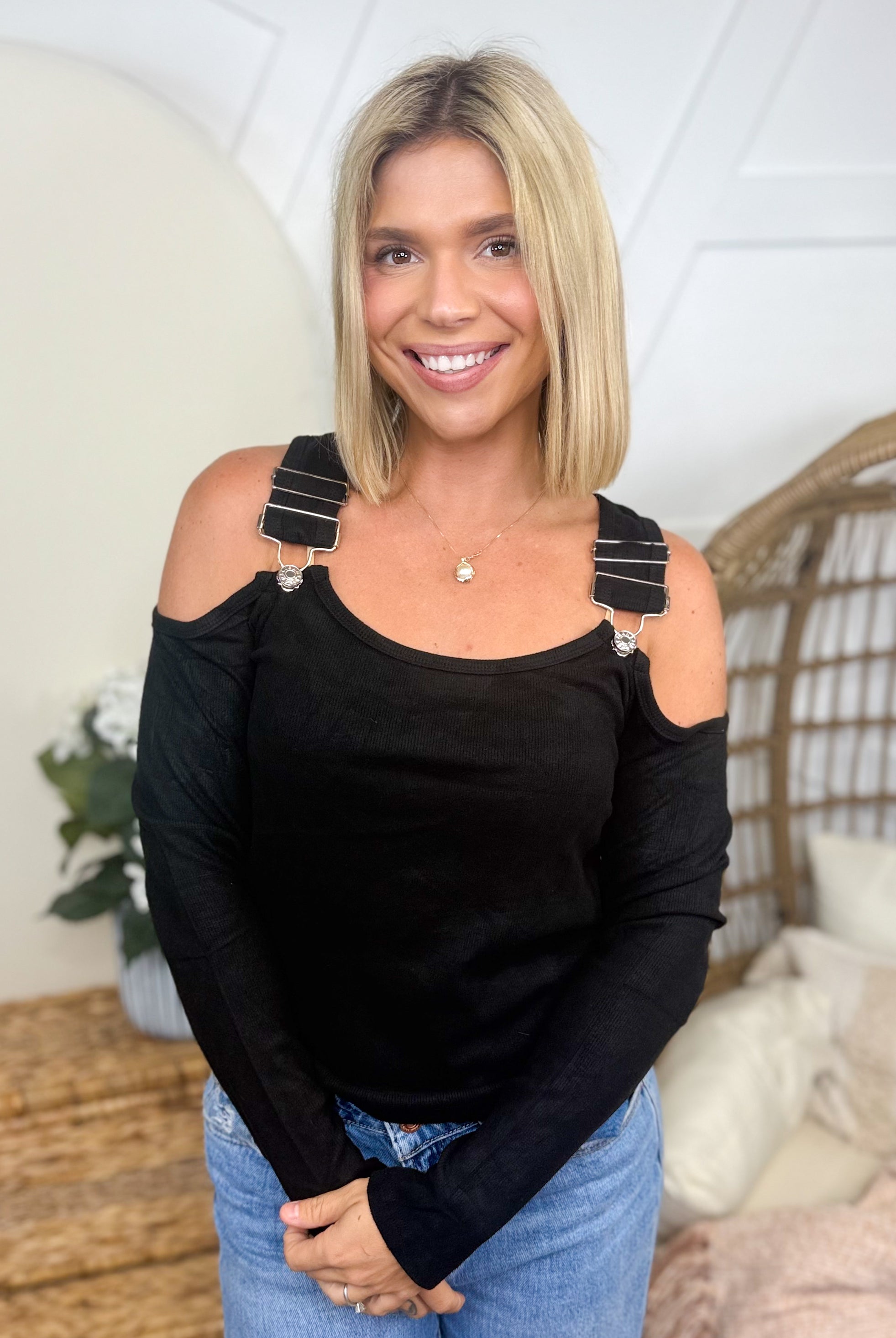 RESTOCK: Big Confidence Top-120 Long Sleeve Tops-WHITE BIRCH-Heathered Boho Boutique, Women's Fashion and Accessories in Palmetto, FL