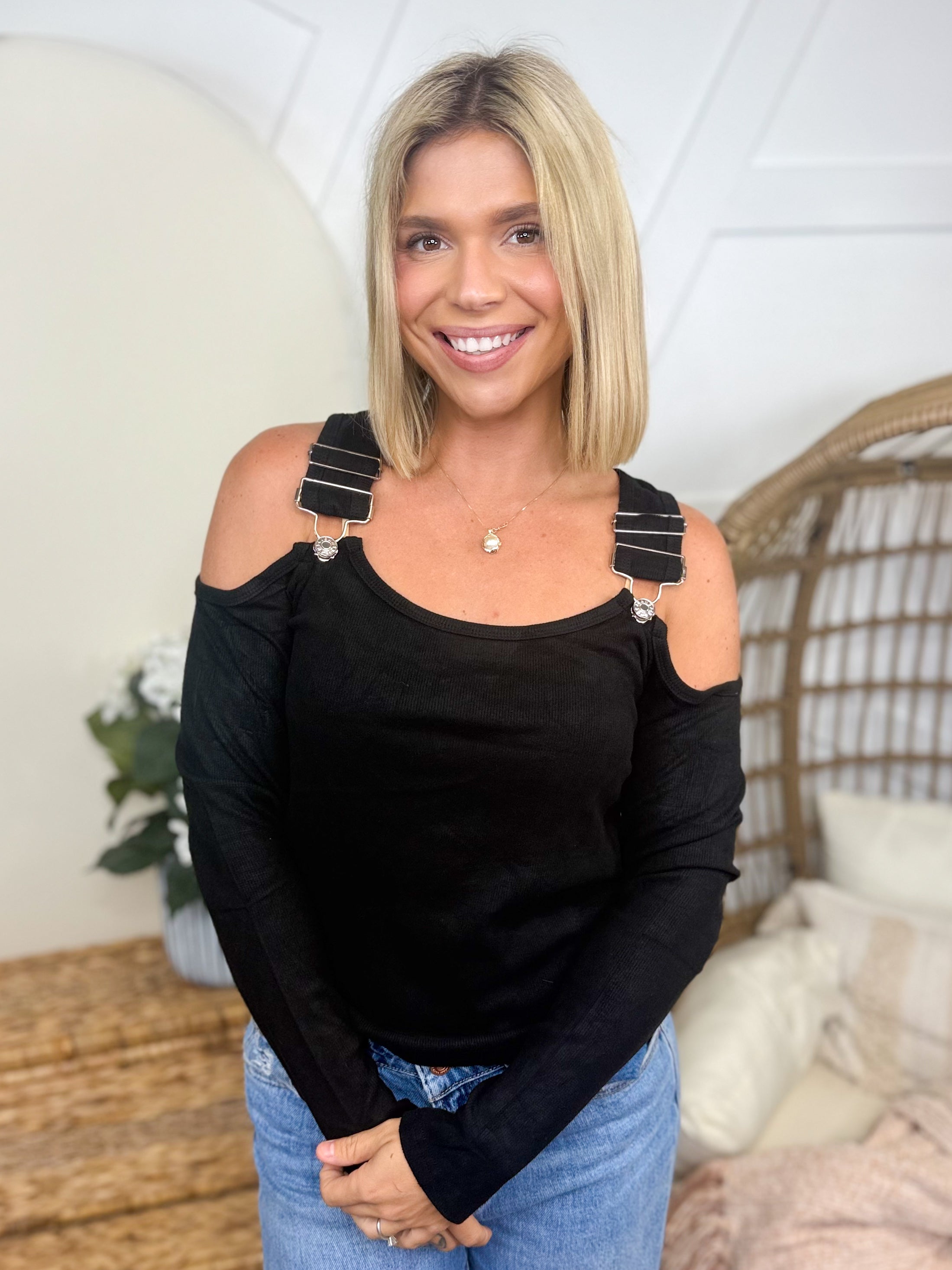 RESTOCK: Big Confidence Top-120 Long Sleeve Tops-WHITE BIRCH-Heathered Boho Boutique, Women's Fashion and Accessories in Palmetto, FL