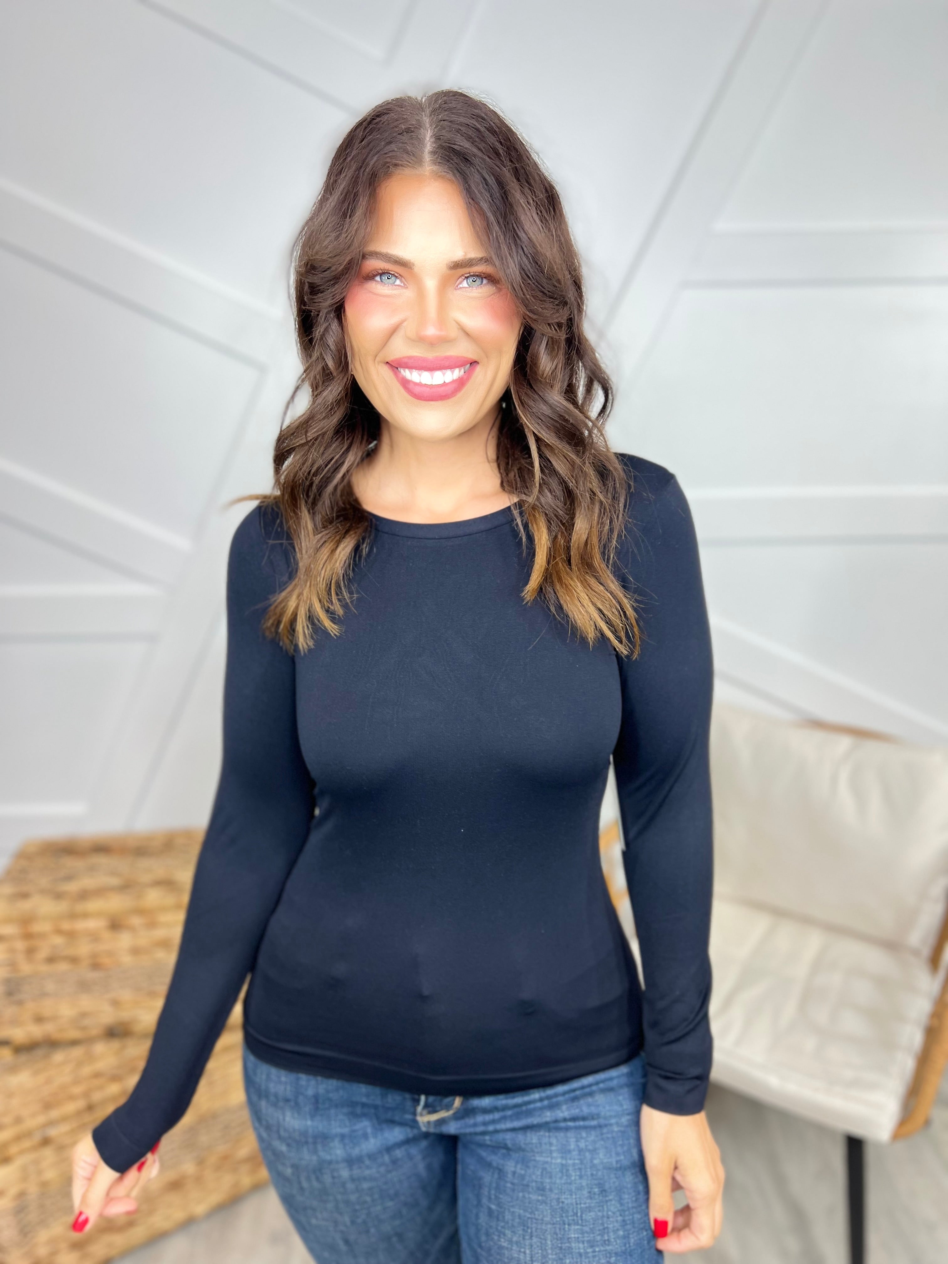 Restock: Take Your Time Seamless Top-120 Long Sleeve Tops-YELETE-Heathered Boho Boutique, Women's Fashion and Accessories in Palmetto, FL