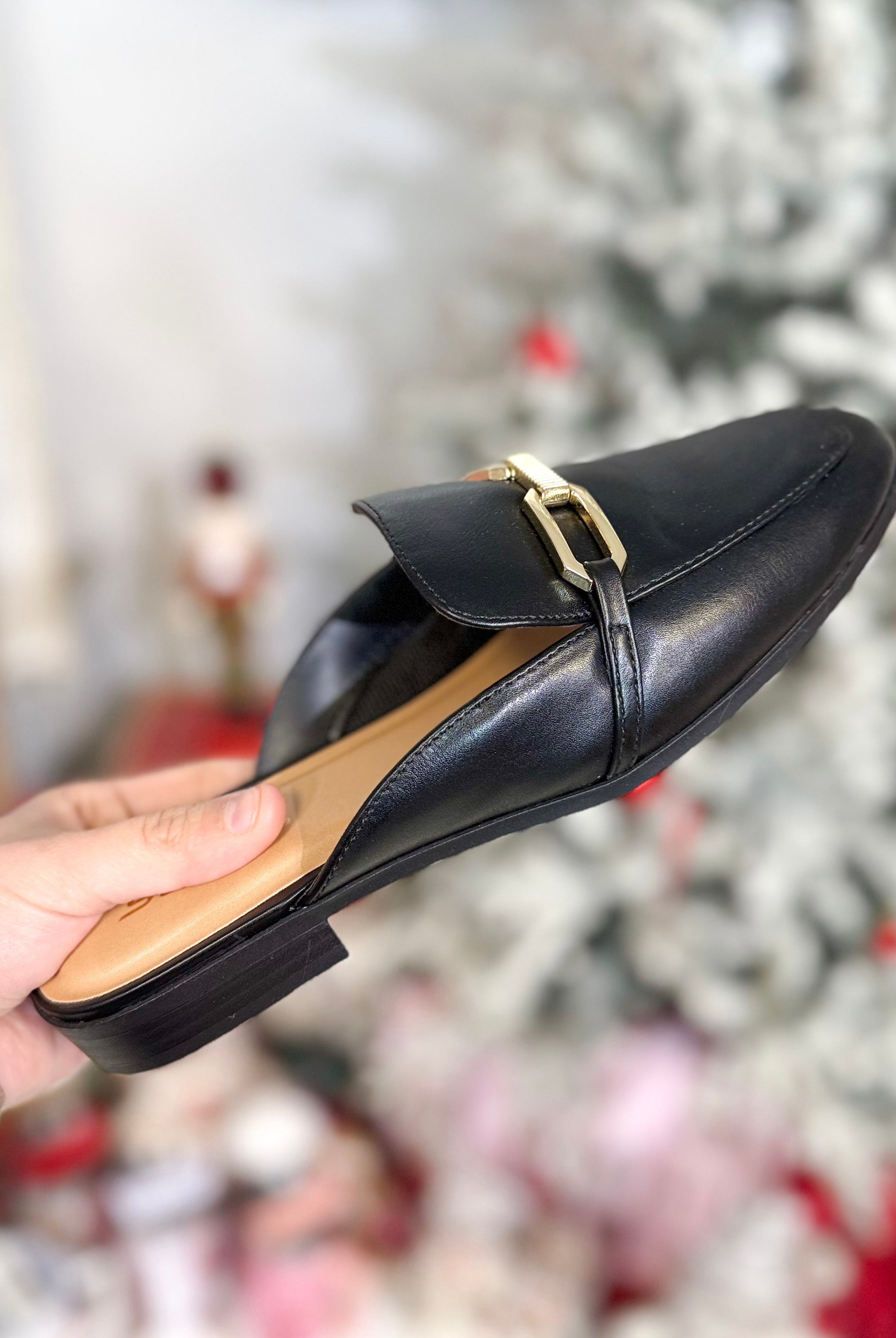 Eleanor Mules - Black-350 SHOES-Fortune Dynamic-Heathered Boho Boutique, Women's Fashion and Accessories in Palmetto, FL