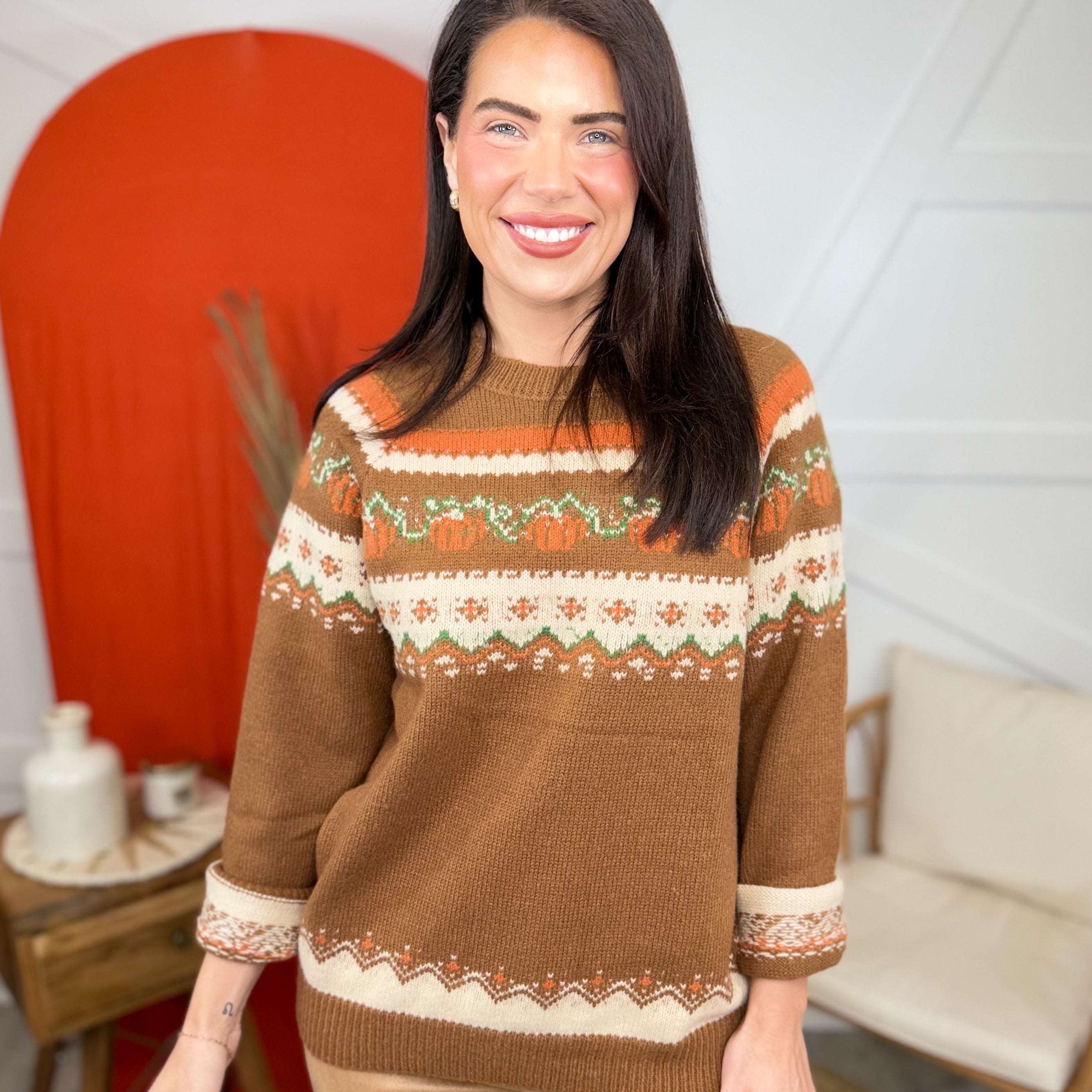 Early Riser Sweater-125 SWEATER-GEEGEE-Heathered Boho Boutique, Women's Fashion and Accessories in Palmetto, FL