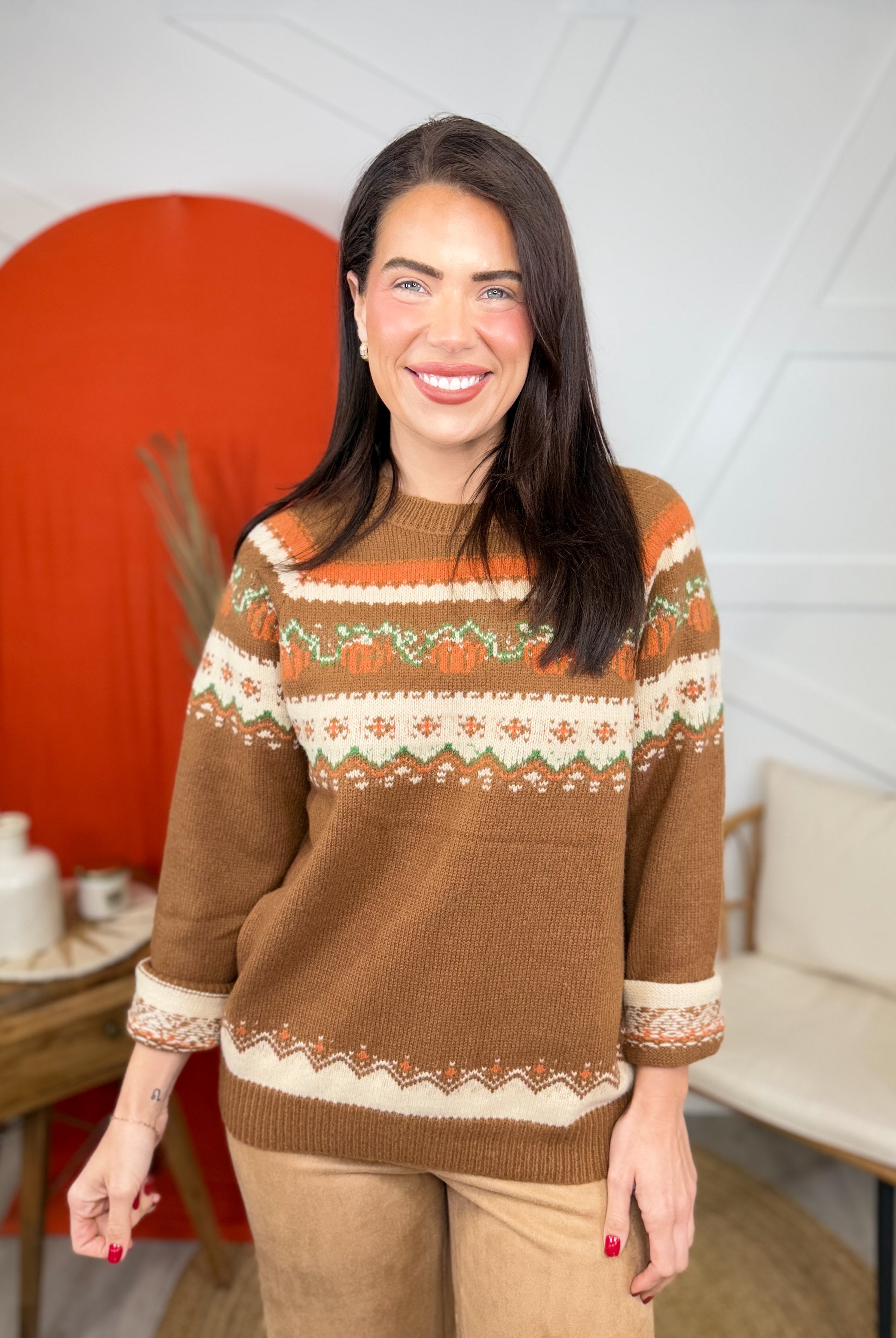 Early Riser Sweater-125 SWEATER-GEEGEE-Heathered Boho Boutique, Women's Fashion and Accessories in Palmetto, FL