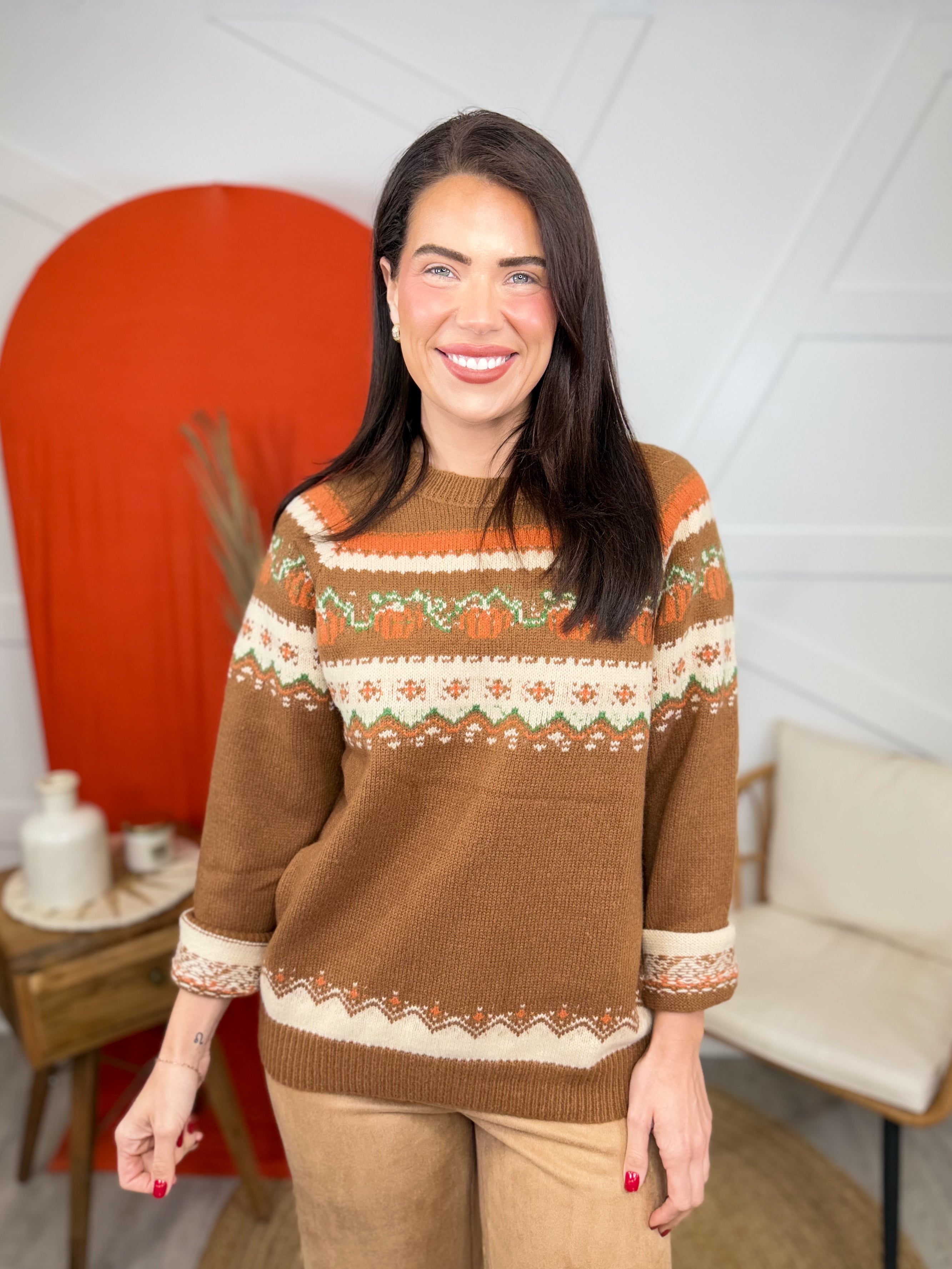 Early Riser Sweater-125 SWEATER-GEEGEE-Heathered Boho Boutique, Women's Fashion and Accessories in Palmetto, FL