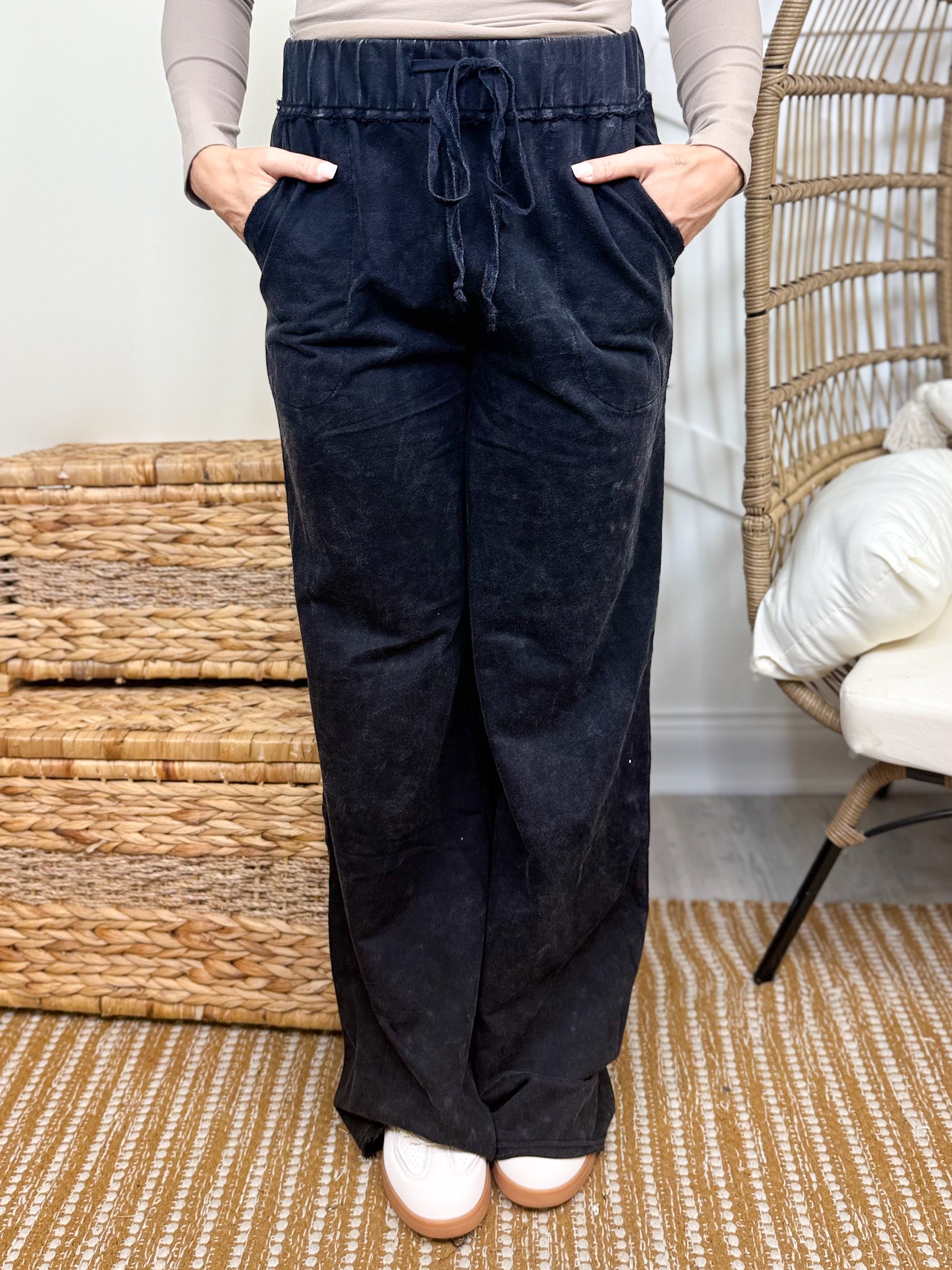 BLACK FRIDAY: Plot Twist Pants-150 PANTS-White Birch-Heathered Boho Boutique, Women's Fashion and Accessories in Palmetto, FL