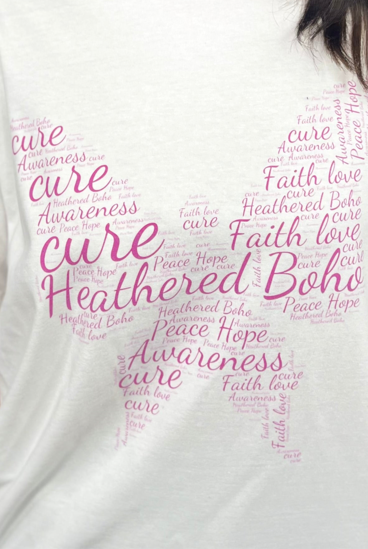 Heathered Boho BCA Butterfly Graphic Tee-130 Graphic Tees-Heathered Boho-Heathered Boho Boutique, Women's Fashion and Accessories in Palmetto, FL