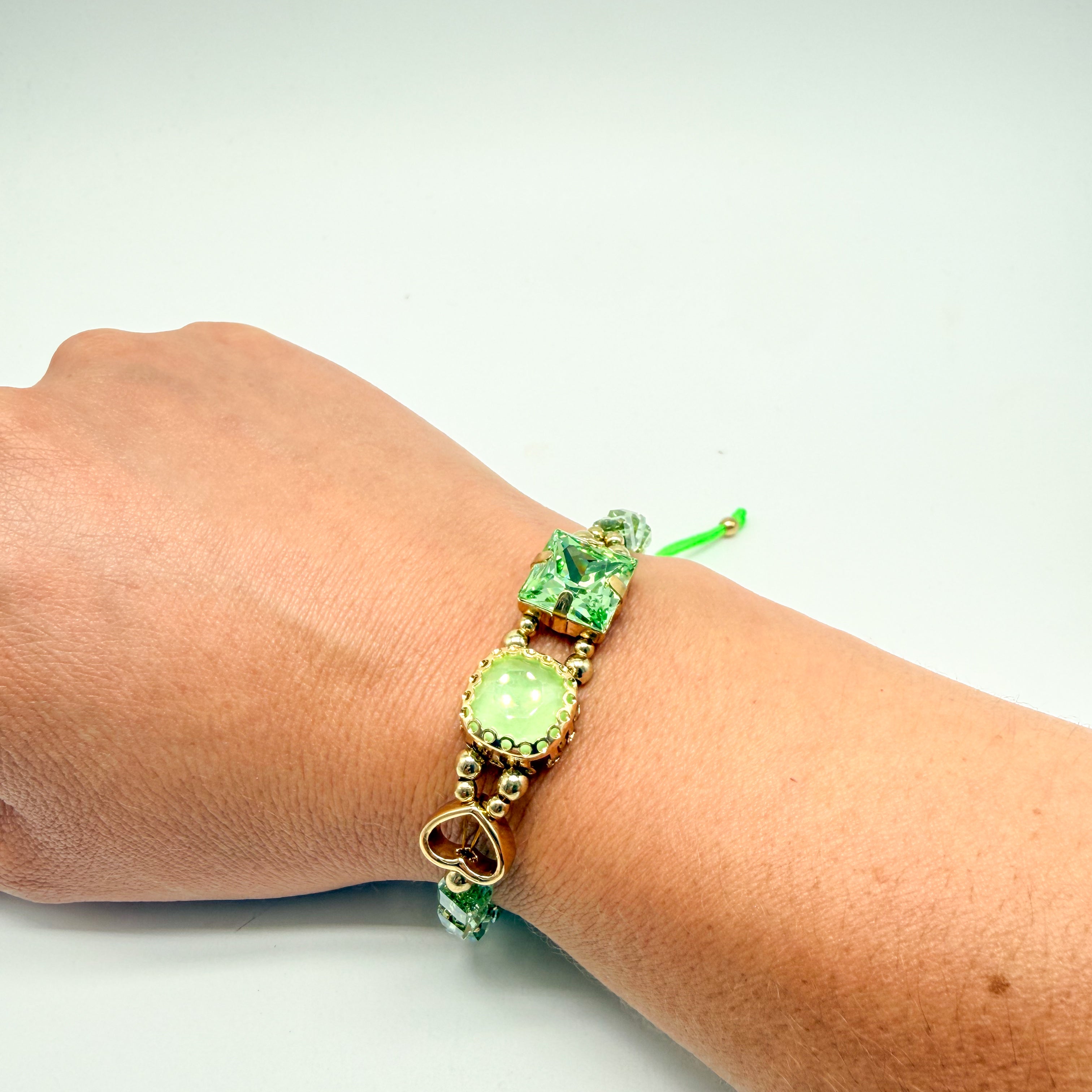 Adjustable Jeweled Waterproof Bracelet-310 Jewelry-NIHAO JEWELRY-Heathered Boho Boutique, Women's Fashion and Accessories in Palmetto, FL