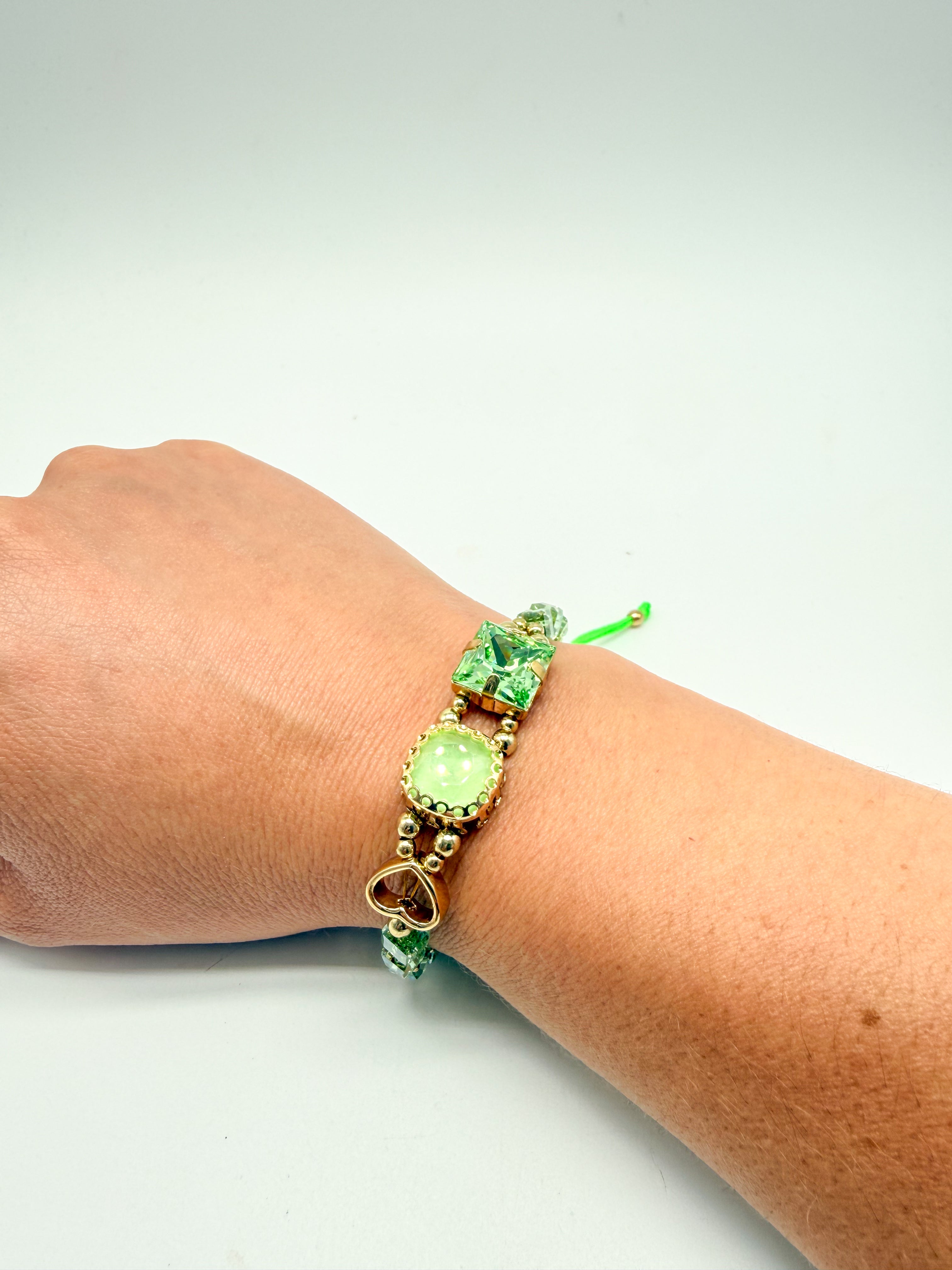 Adjustable Jeweled Waterproof Bracelet-310 Jewelry-NIHAO JEWELRY-Heathered Boho Boutique, Women's Fashion and Accessories in Palmetto, FL