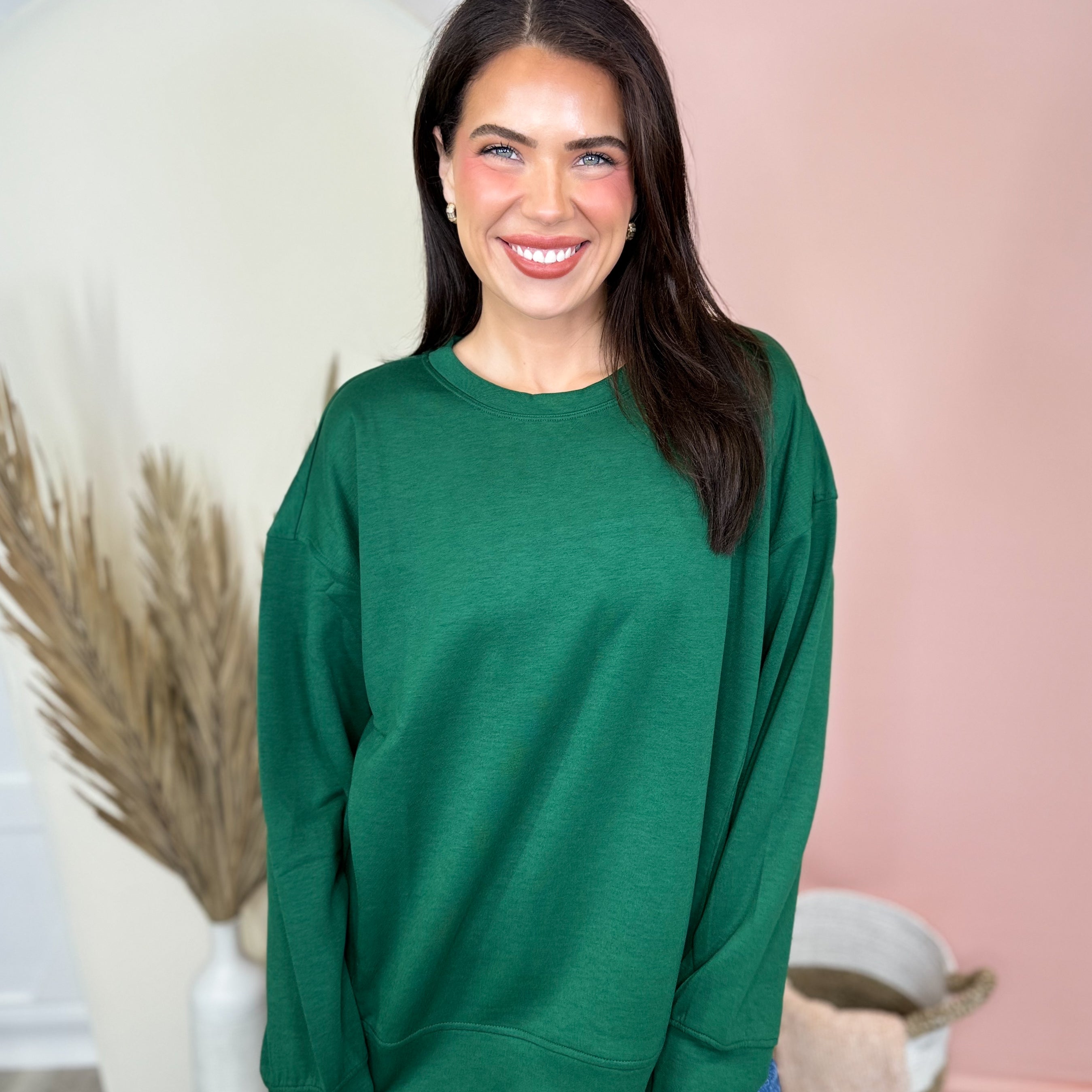 Gossip Sweatshirt-120 LONG SLEEVE TOPS-ZENANA-Heathered Boho Boutique, Women's Fashion and Accessories in Palmetto, FL