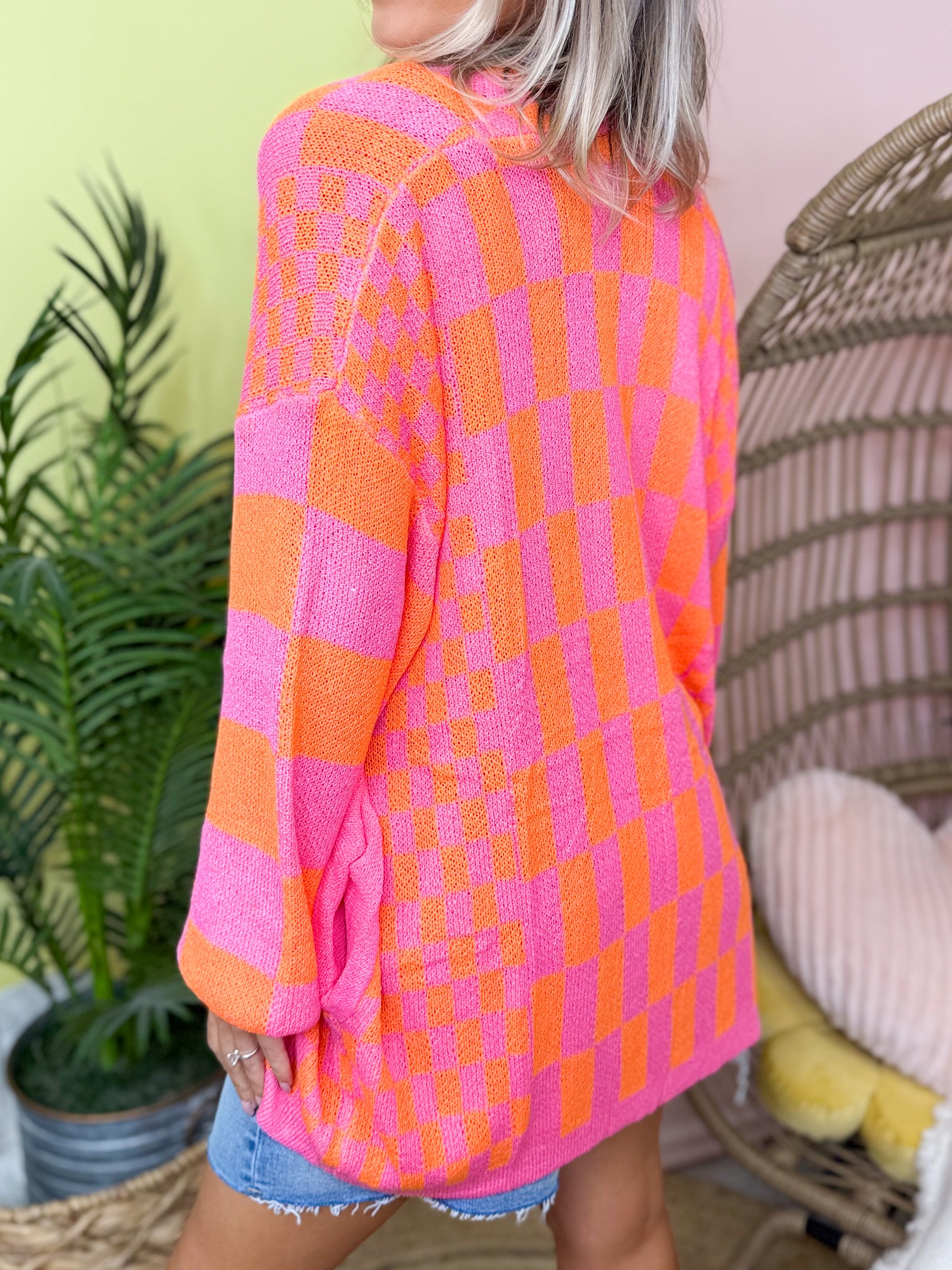 Restock: Decked in Style Cardigan-220 Cardigans/ Kimonos-Davi & Dani-Heathered Boho Boutique, Women's Fashion and Accessories in Palmetto, FL