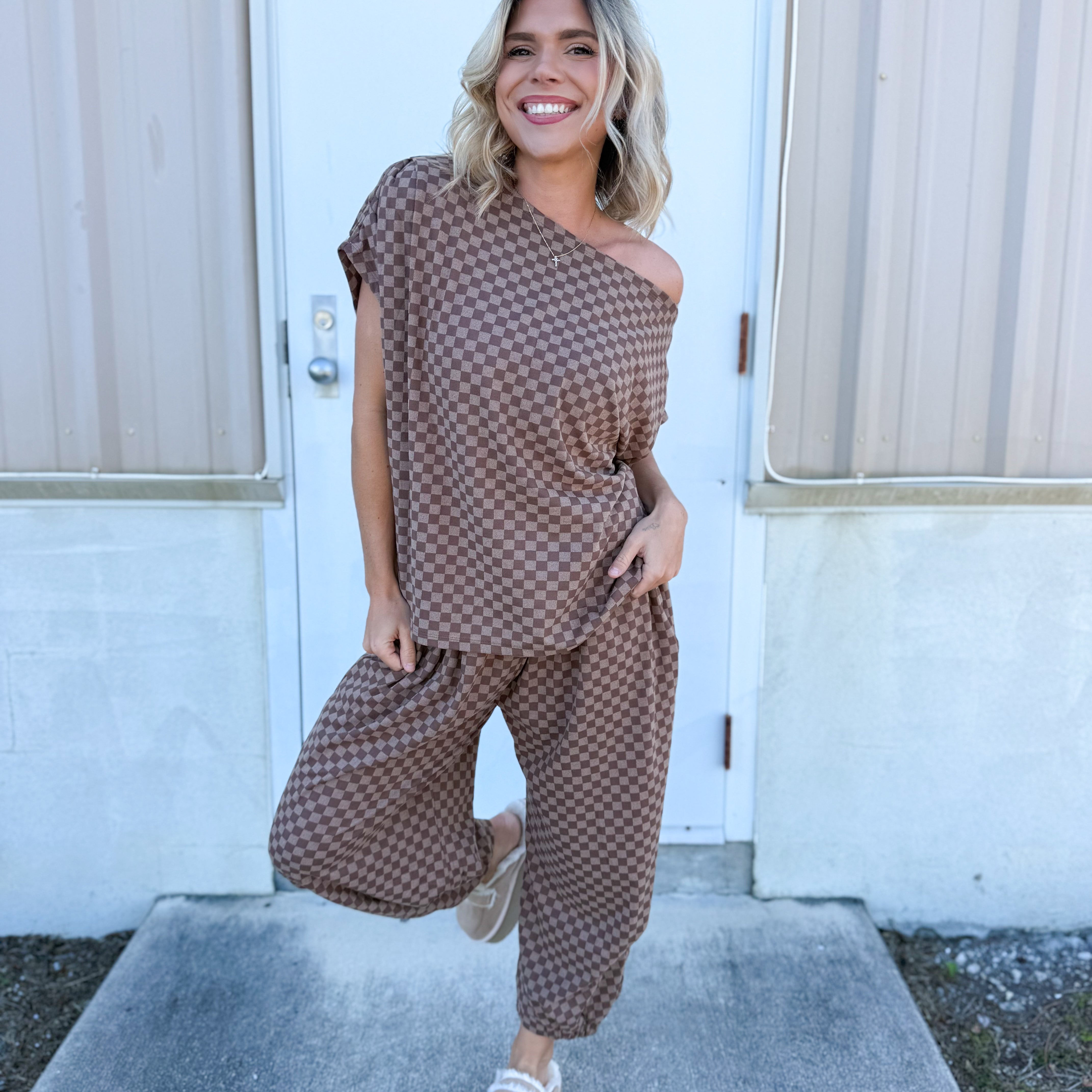 Into Style Set-240 Activewear/Sets-Veveret-Heathered Boho Boutique, Women's Fashion and Accessories in Palmetto, FL
