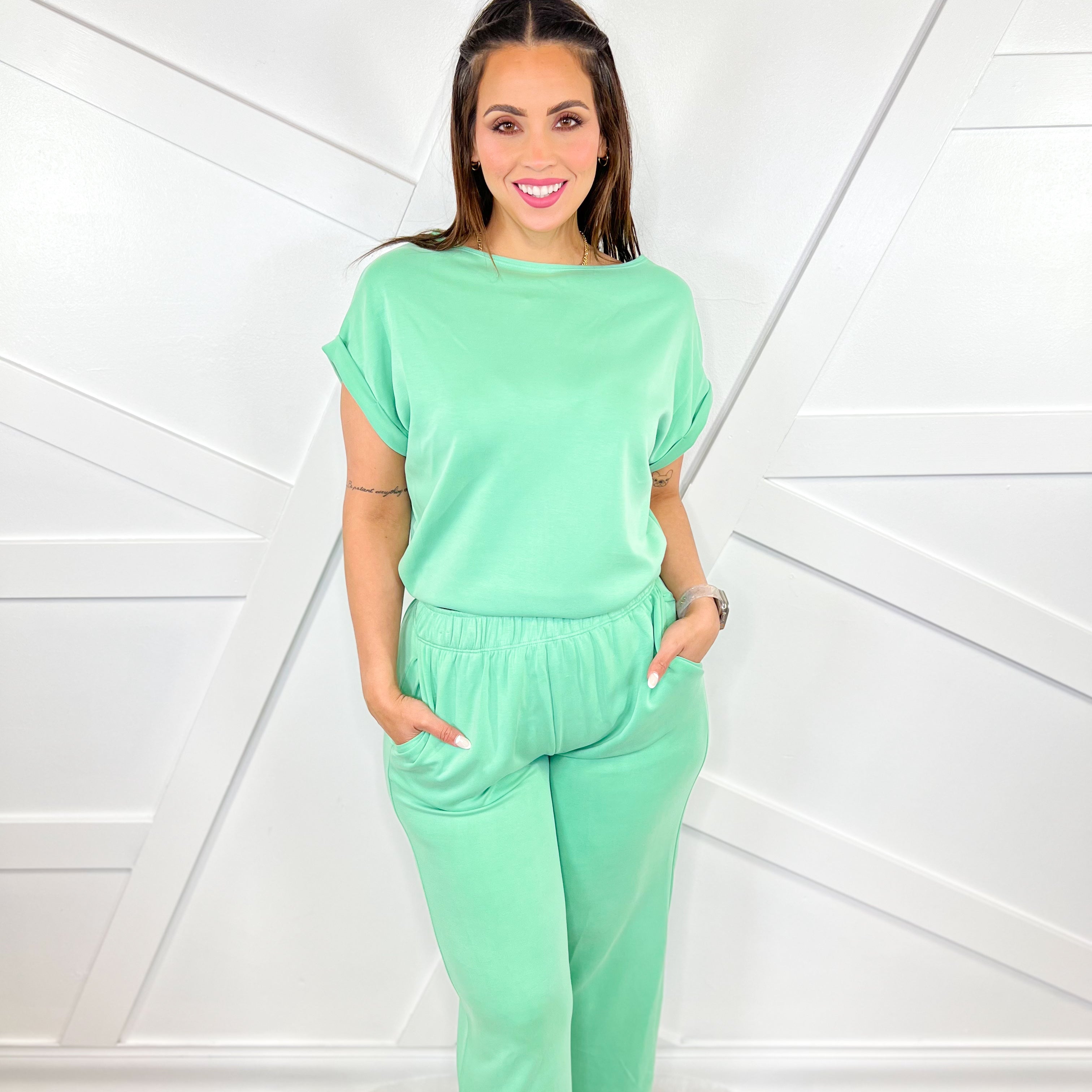 Makeover Top-110 SHORT SLEEVE TOP-Charlotte Avery-Heathered Boho Boutique, Women's Fashion and Accessories in Palmetto, FL