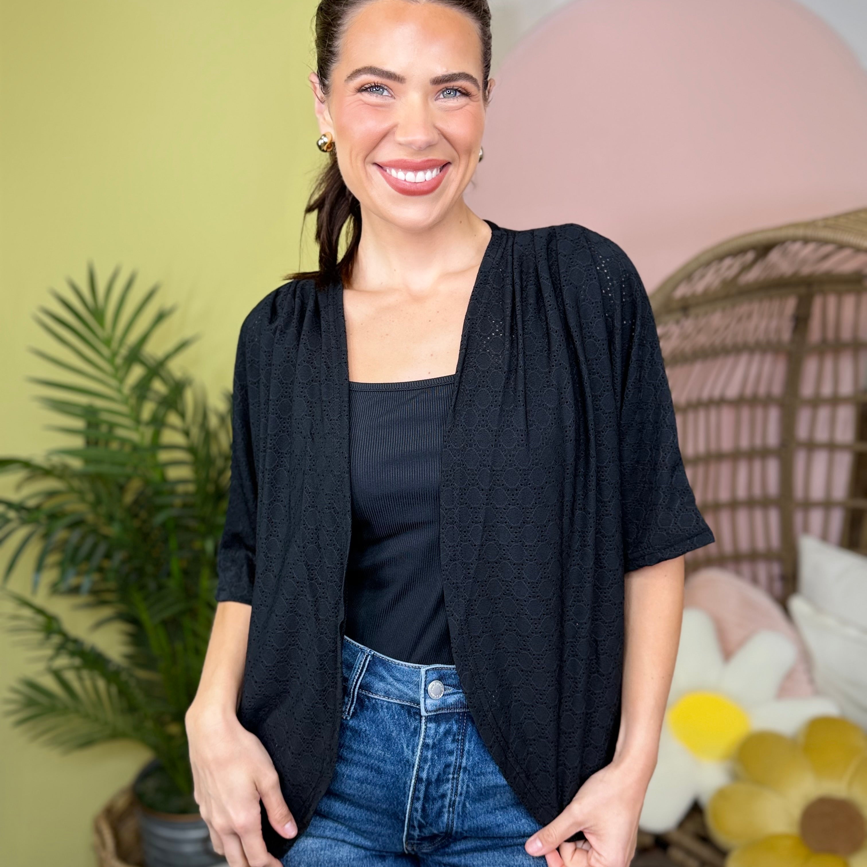The Sweet Escape Cardigan-220 CARDIGANS KIMONOS-Lovesoft-Heathered Boho Boutique, Women's Fashion and Accessories in Palmetto, FL