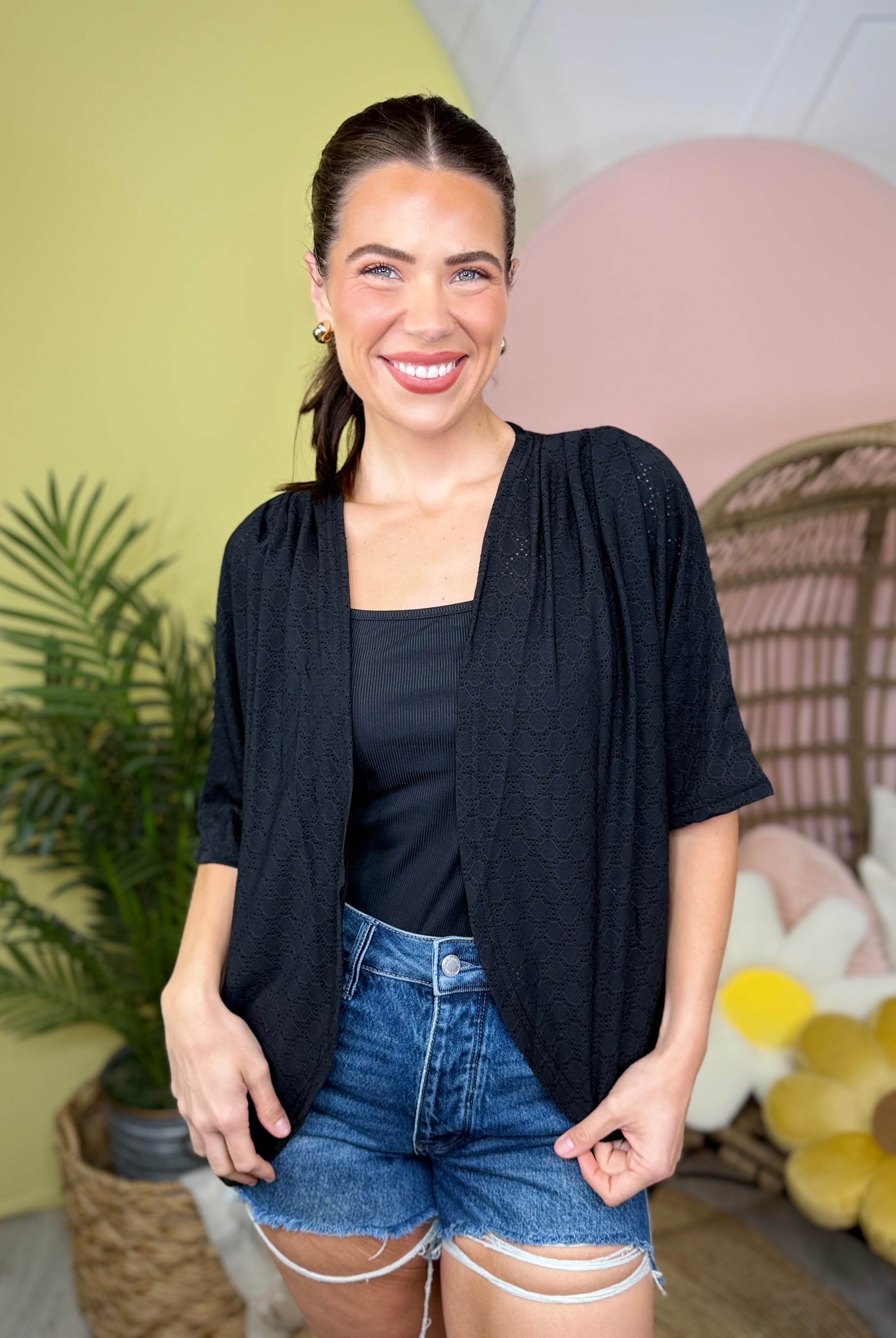 The Sweet Escape Cardigan-220 CARDIGANS KIMONOS-Lovesoft-Heathered Boho Boutique, Women's Fashion and Accessories in Palmetto, FL