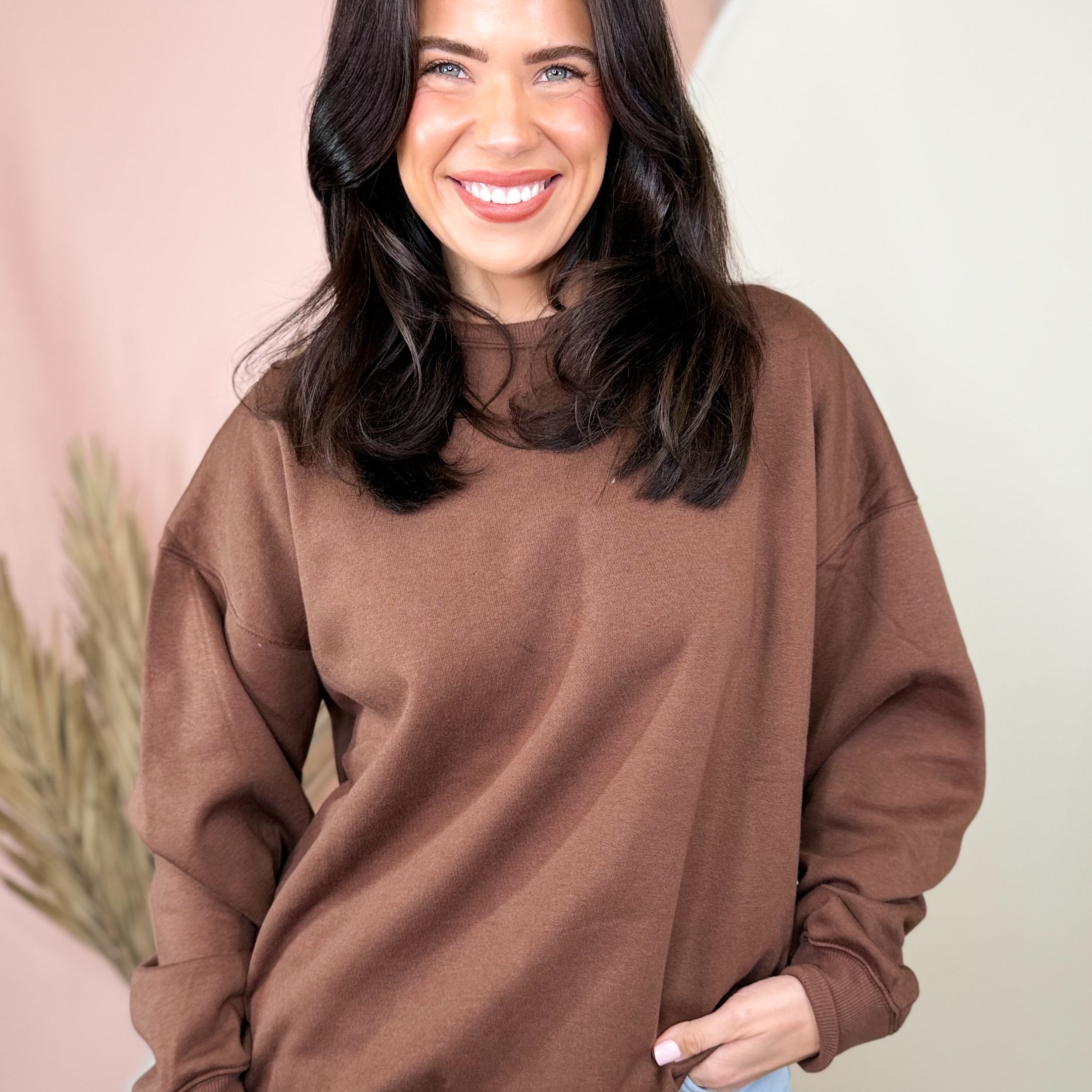 The Comfort Club Sweatshirt-125 SWEATER-ZENANA-Heathered Boho Boutique, Women's Fashion and Accessories in Palmetto, FL
