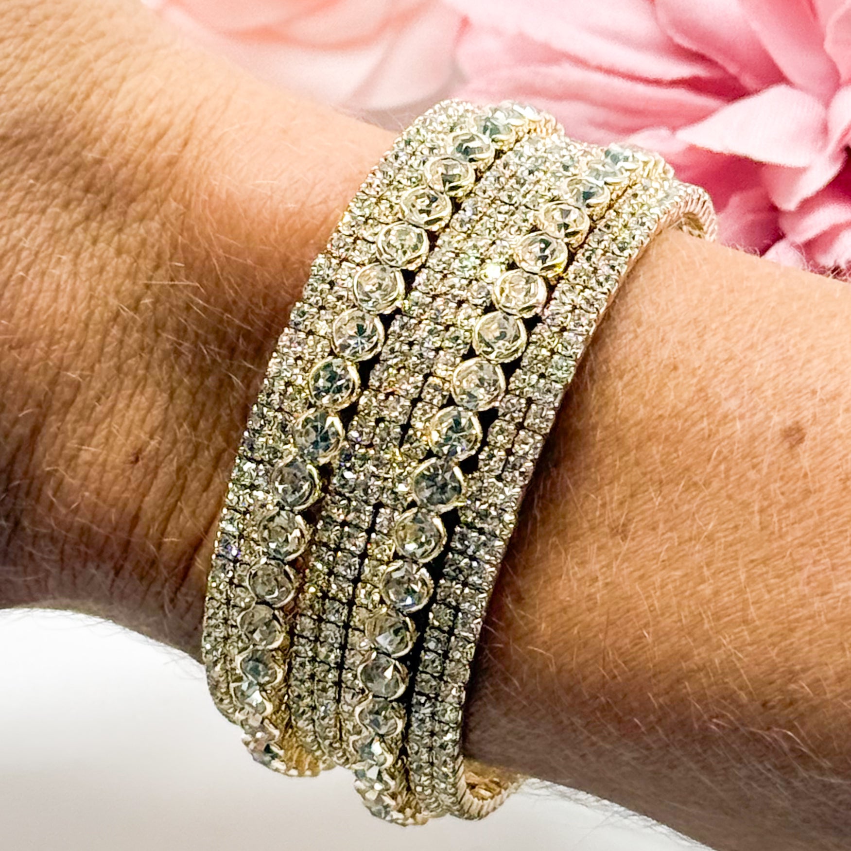Elegance Cuff-310 Jewelry-RM Manufacturing-Heathered Boho Boutique, Women's Fashion and Accessories in Palmetto, FL