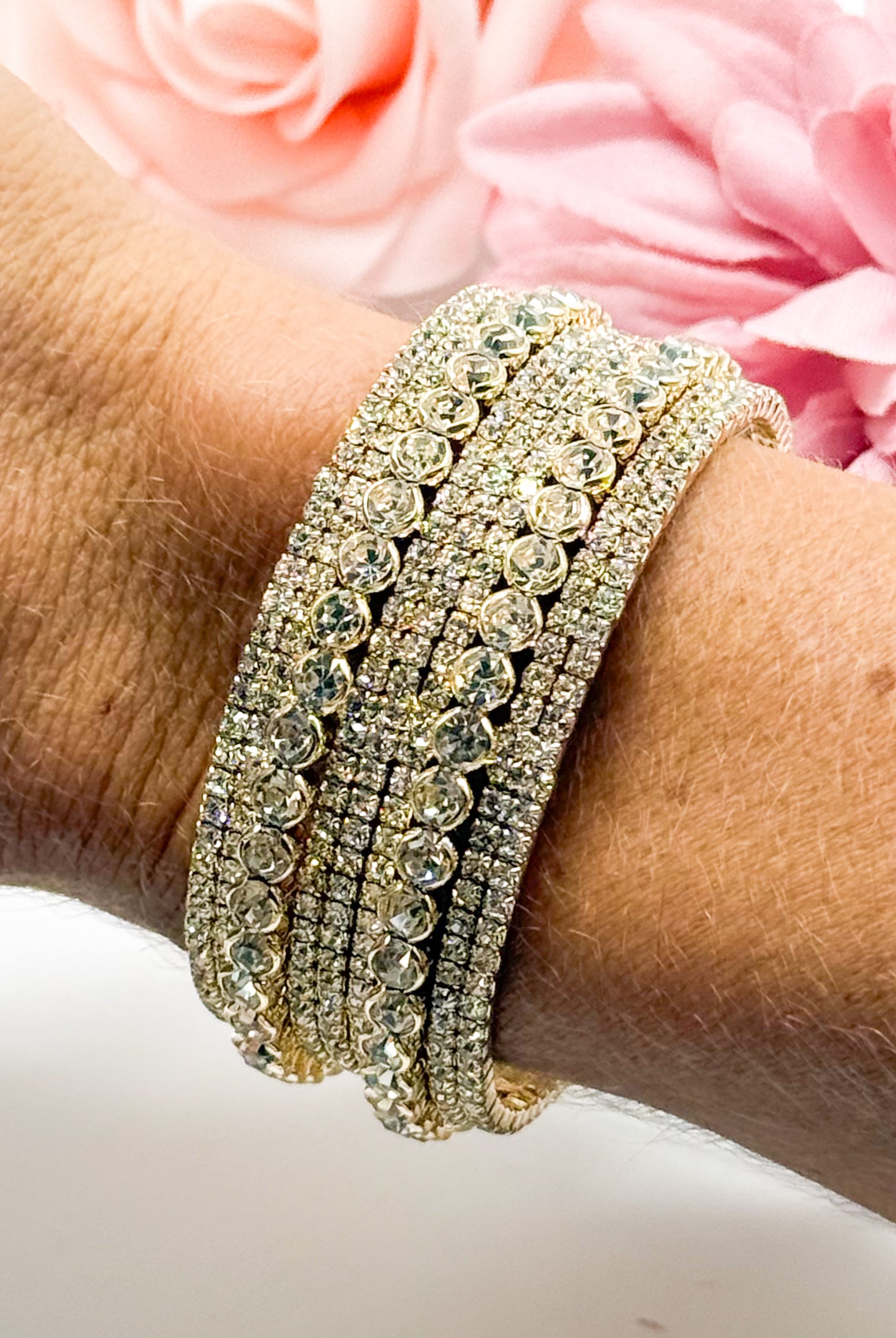 Elegance Cuff-310 Jewelry-RM Manufacturing-Heathered Boho Boutique, Women's Fashion and Accessories in Palmetto, FL