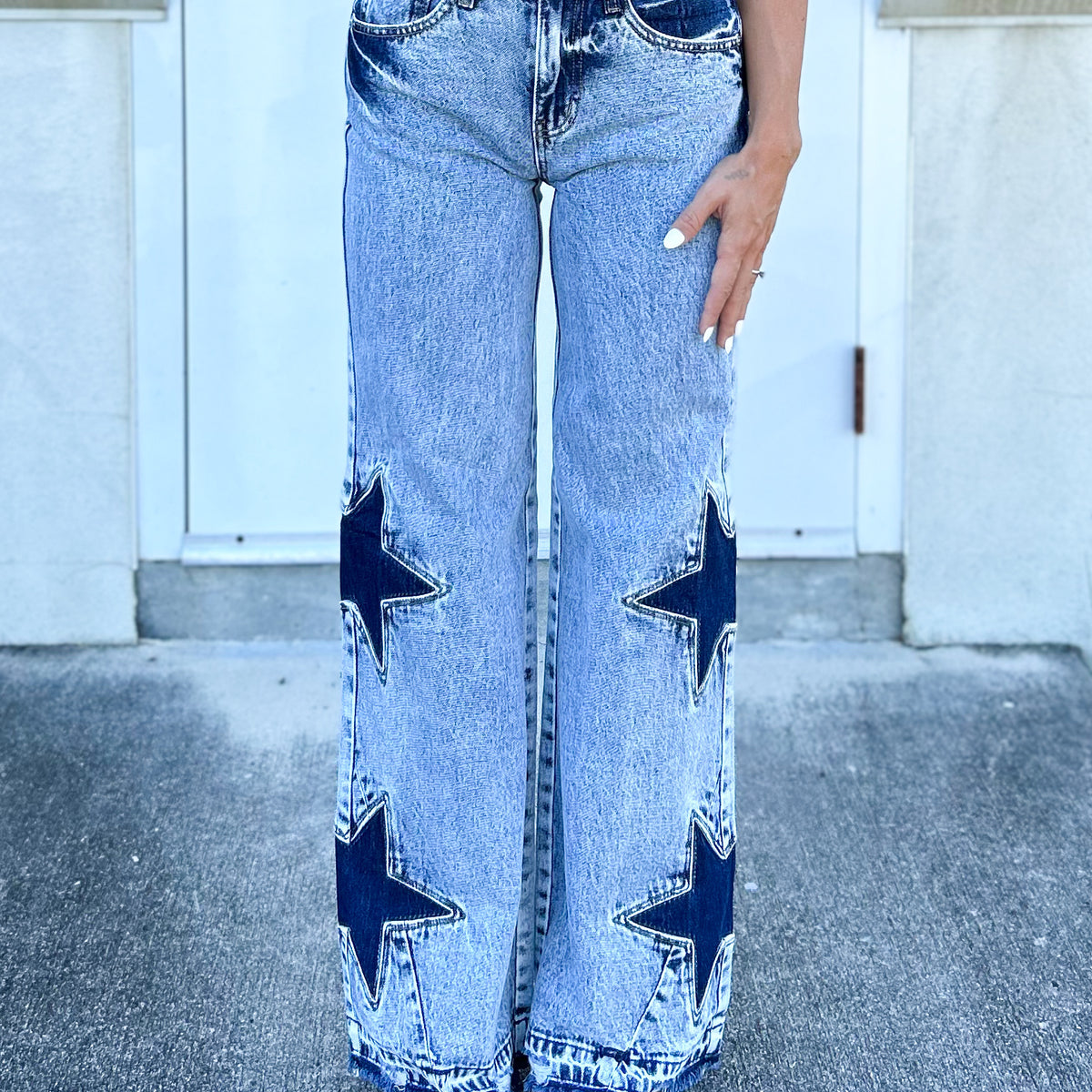 Starstruck Wide Leg Jeans By Saige