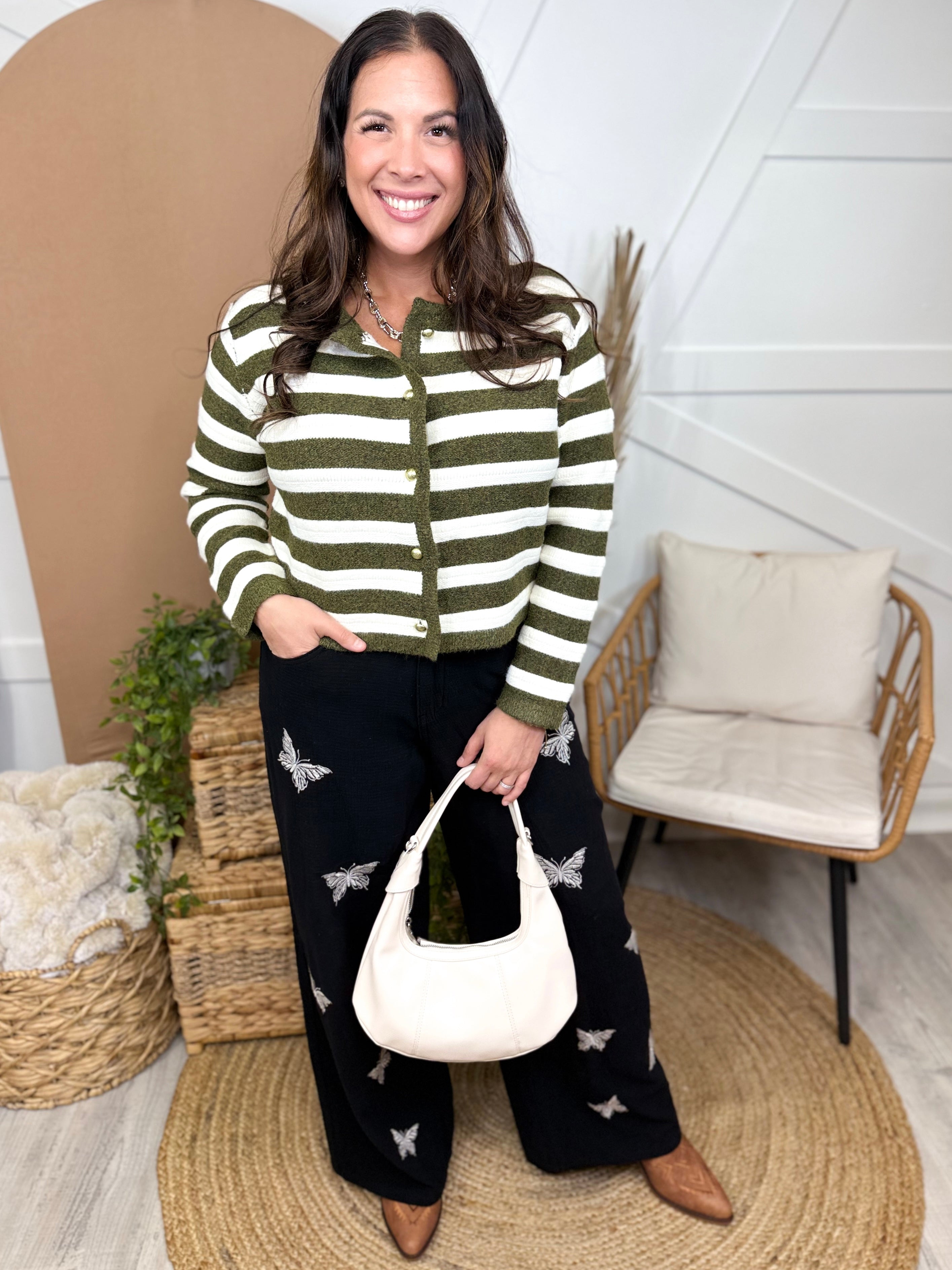 Darling Detail Cardigan-220 Cardigans/ Kimonos-So Me-Heathered Boho Boutique, Women's Fashion and Accessories in Palmetto, FL