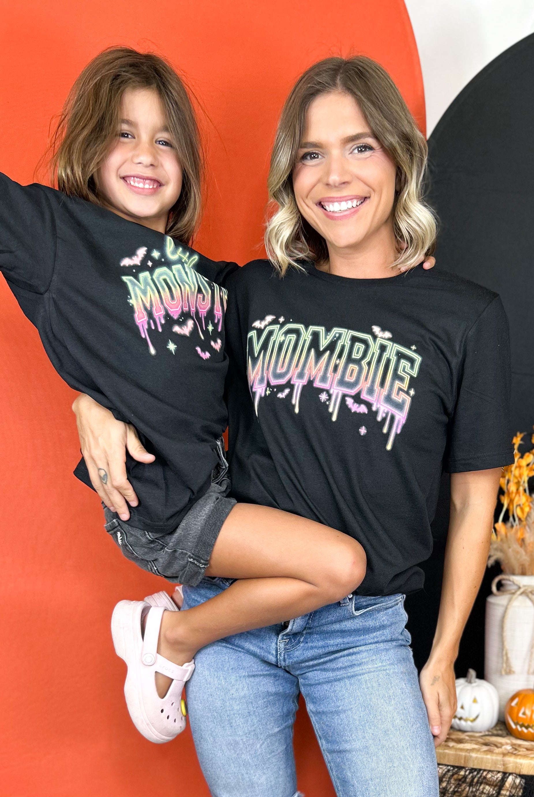 MOMbie Graphic Tee-130 Graphic Tees-Heathered Boho-Heathered Boho Boutique, Women's Fashion and Accessories in Palmetto, FL