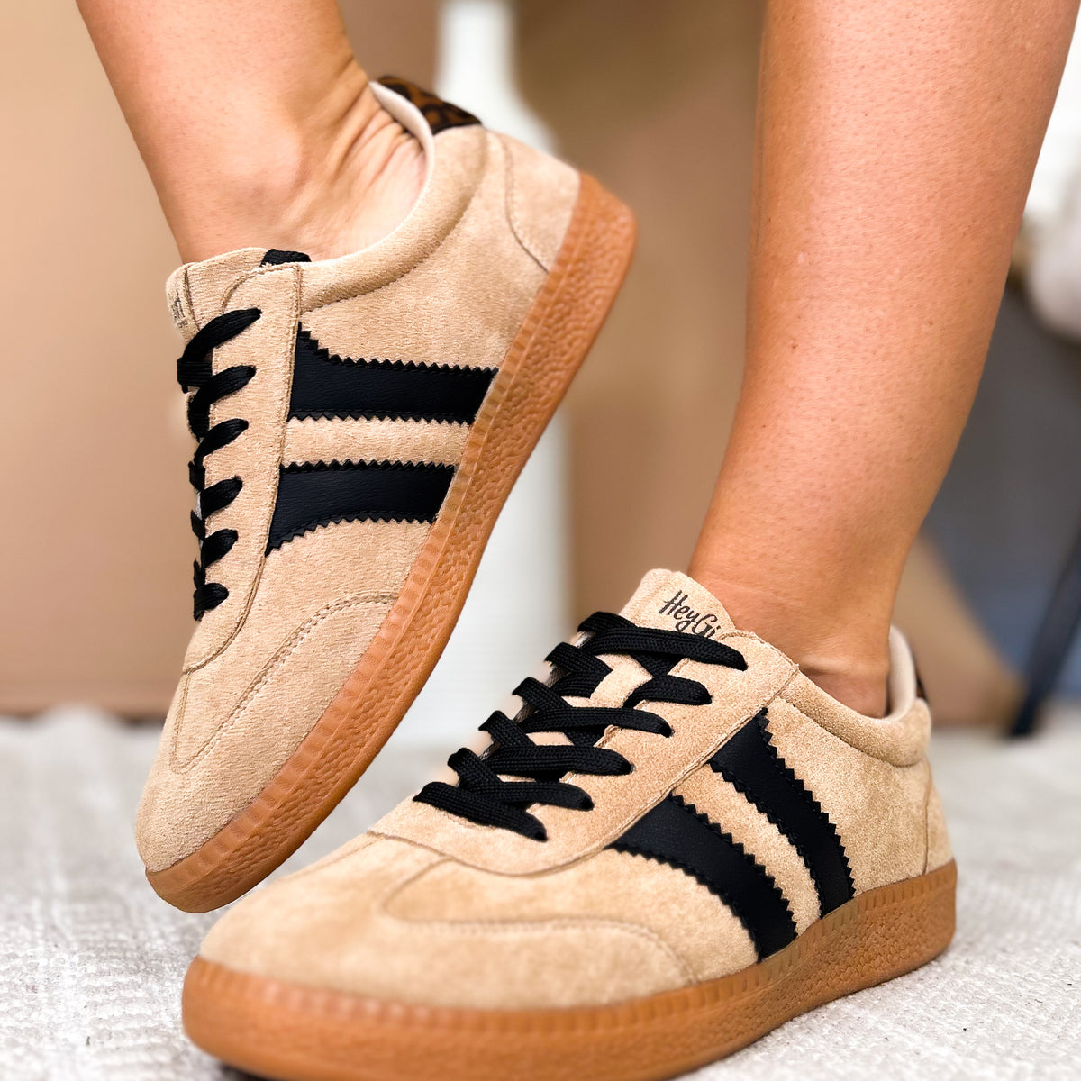Heads Up Camel Sneakers-350 SHOES-CORKYS-Heathered Boho Boutique, Women's Fashion and Accessories in Palmetto, FL