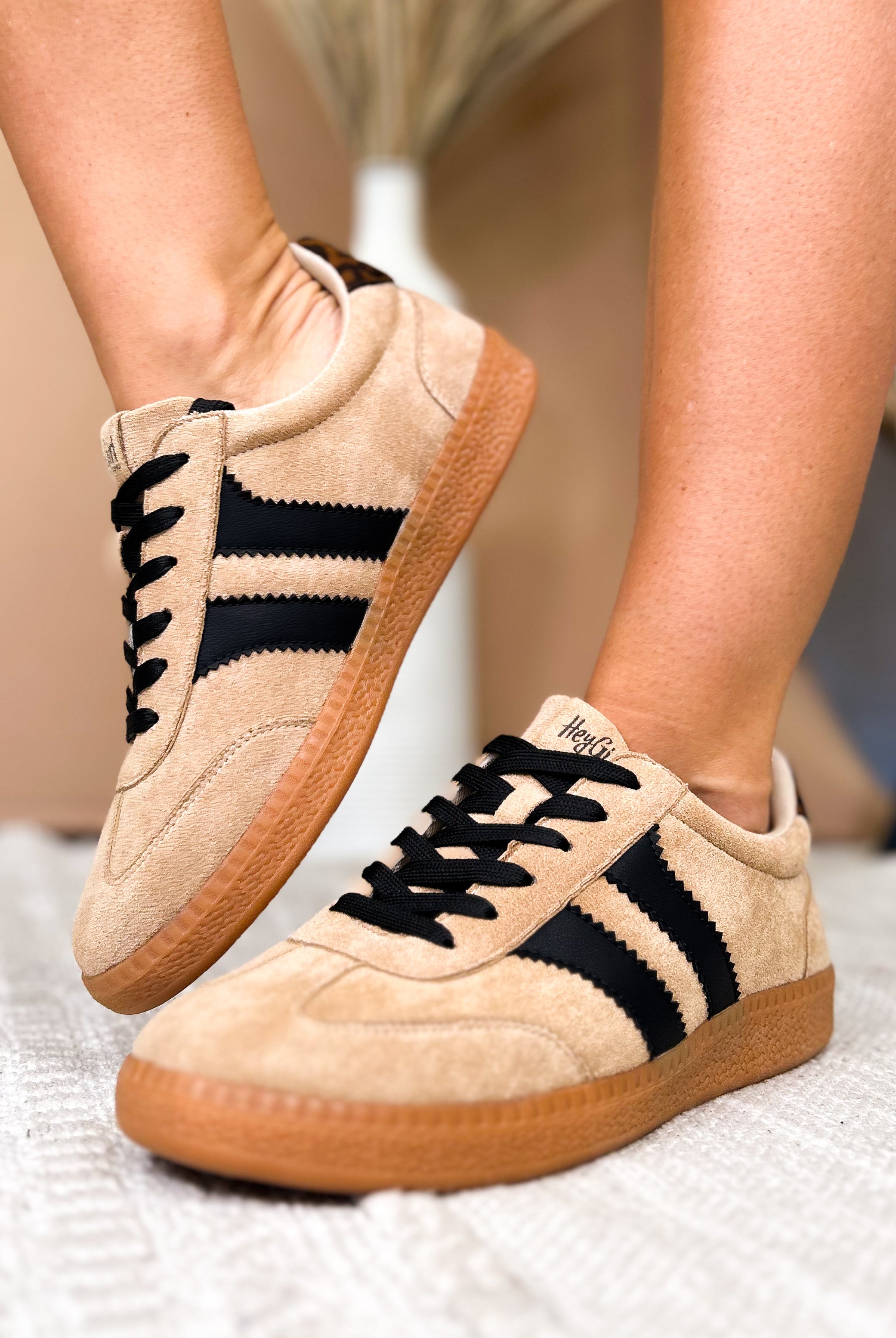 Heads Up Camel Sneakers-350 SHOES-CORKYS-Heathered Boho Boutique, Women's Fashion and Accessories in Palmetto, FL