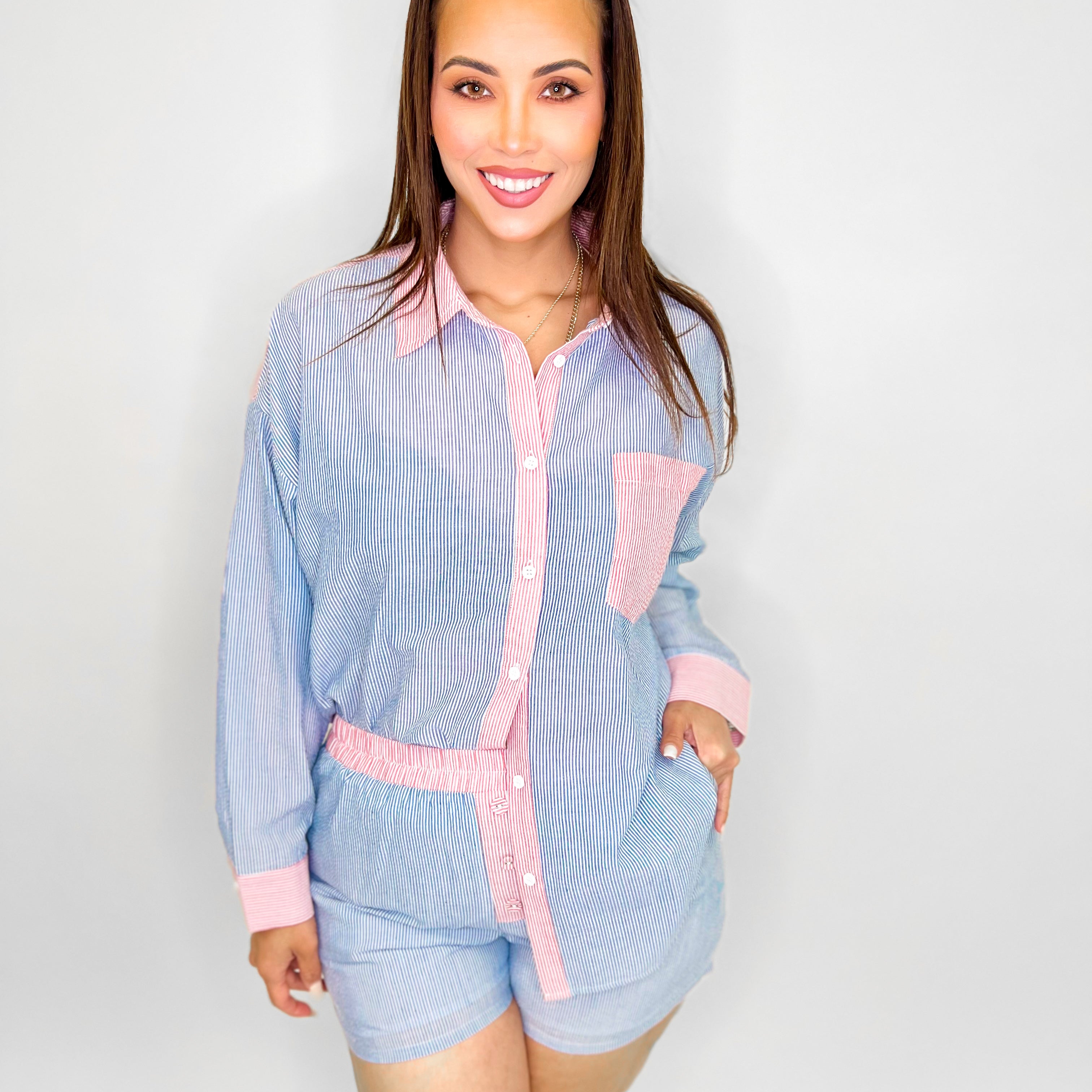 Absolute Charm Top-120 LONG SLEEVE TOPS-GILLI-Heathered Boho Boutique, Women's Fashion and Accessories in Palmetto, FL