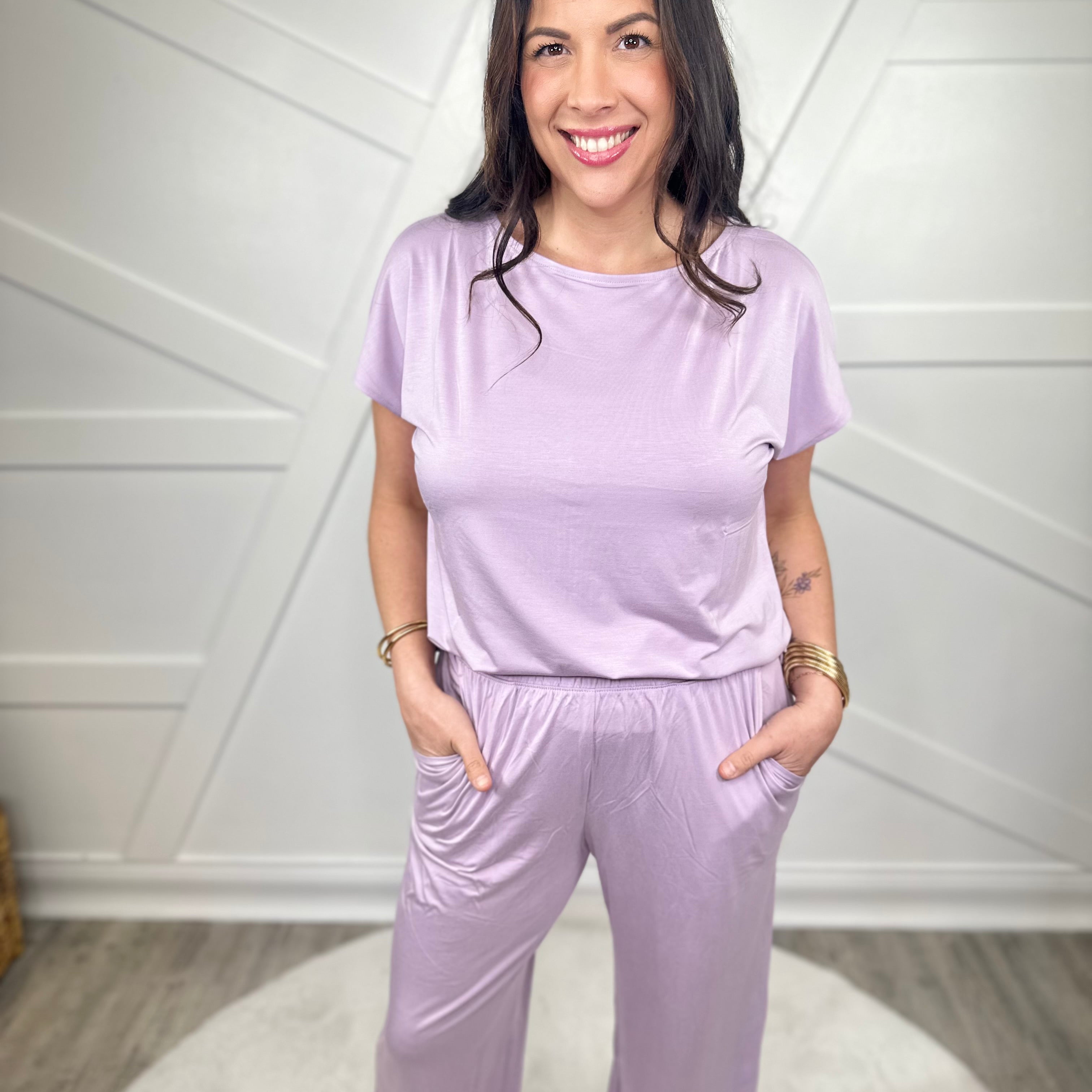 Restock: Game Changer Wide Leg Pants-150 PANTS-RAE MODE-Heathered Boho Boutique, Women's Fashion and Accessories in Palmetto, FL