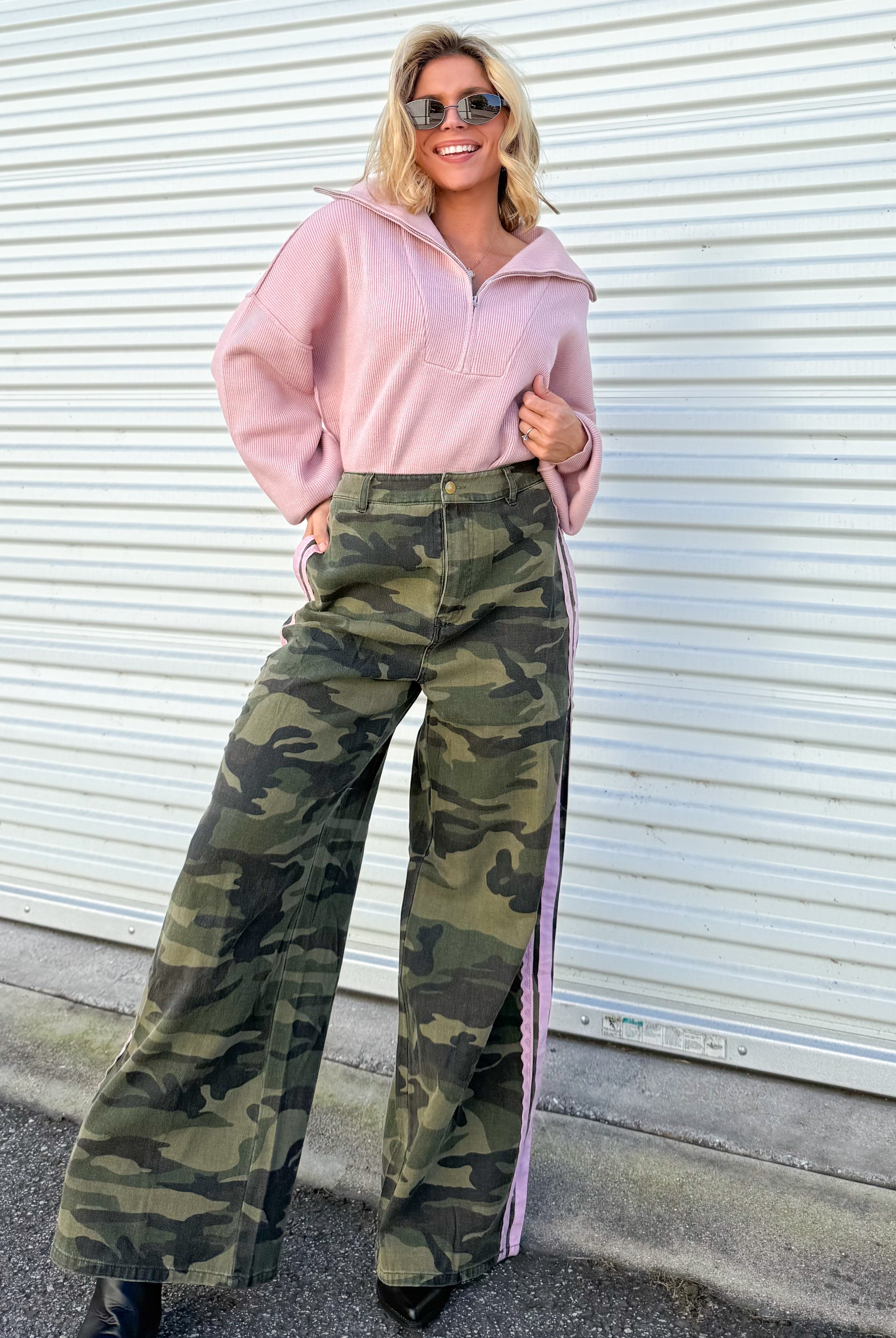 In Command Pants-150 PANTS-Oddi-Heathered Boho Boutique, Women's Fashion and Accessories in Palmetto, FL