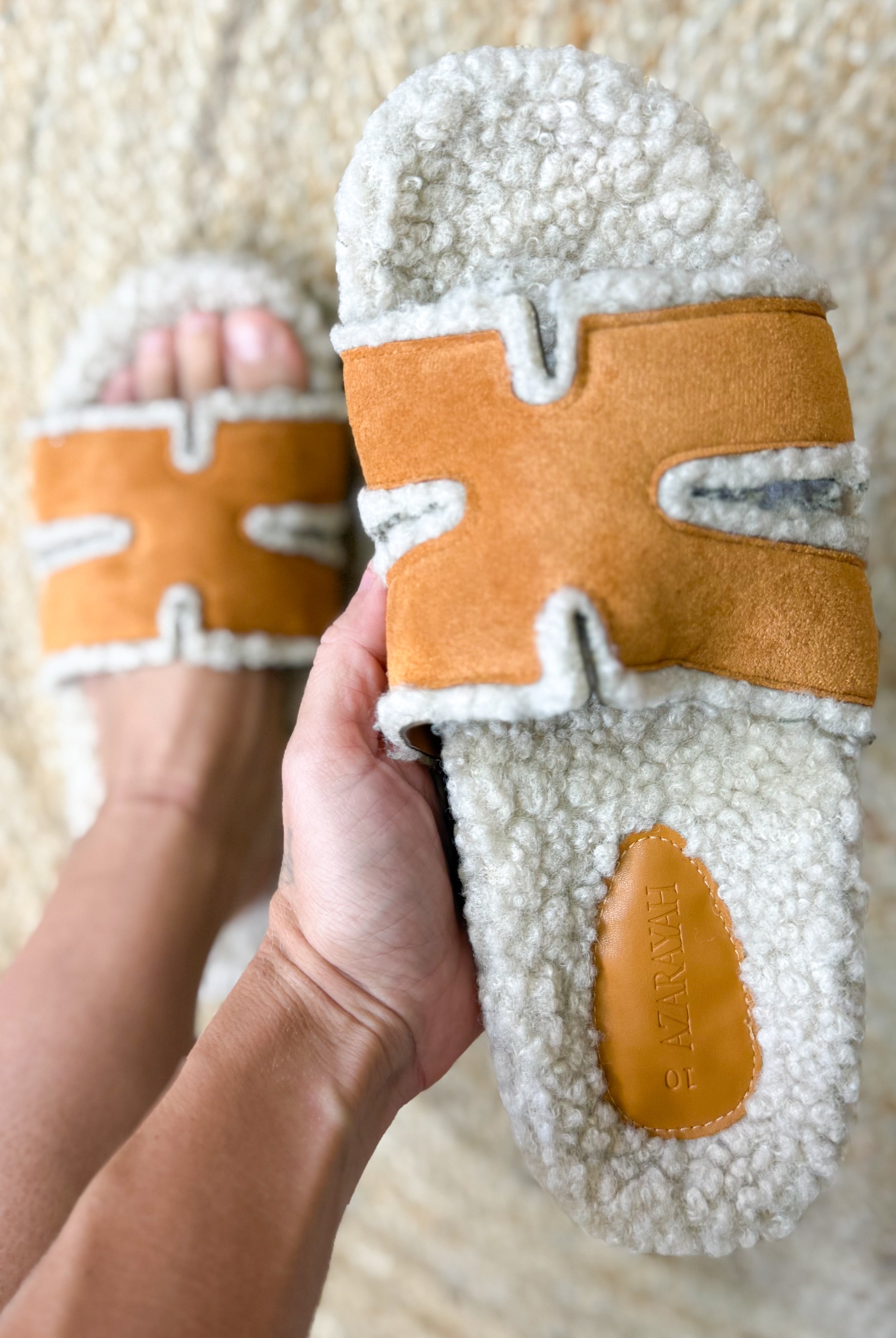 Black Friday: Harvest Slippers - Camel-350 SHOES-Azarayah-Heathered Boho Boutique, Women's Fashion and Accessories in Palmetto, FL